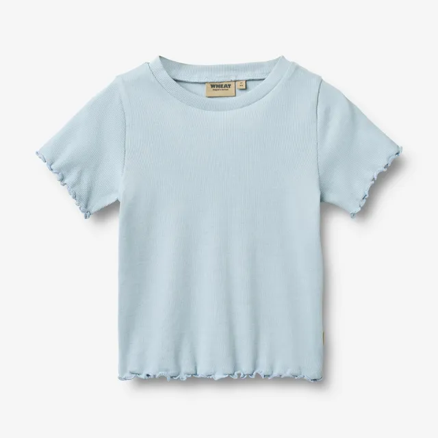 wheat-alicia-t-shirt-kurzarm-m-dchen-summer-sky-bio-baumwolle image 1