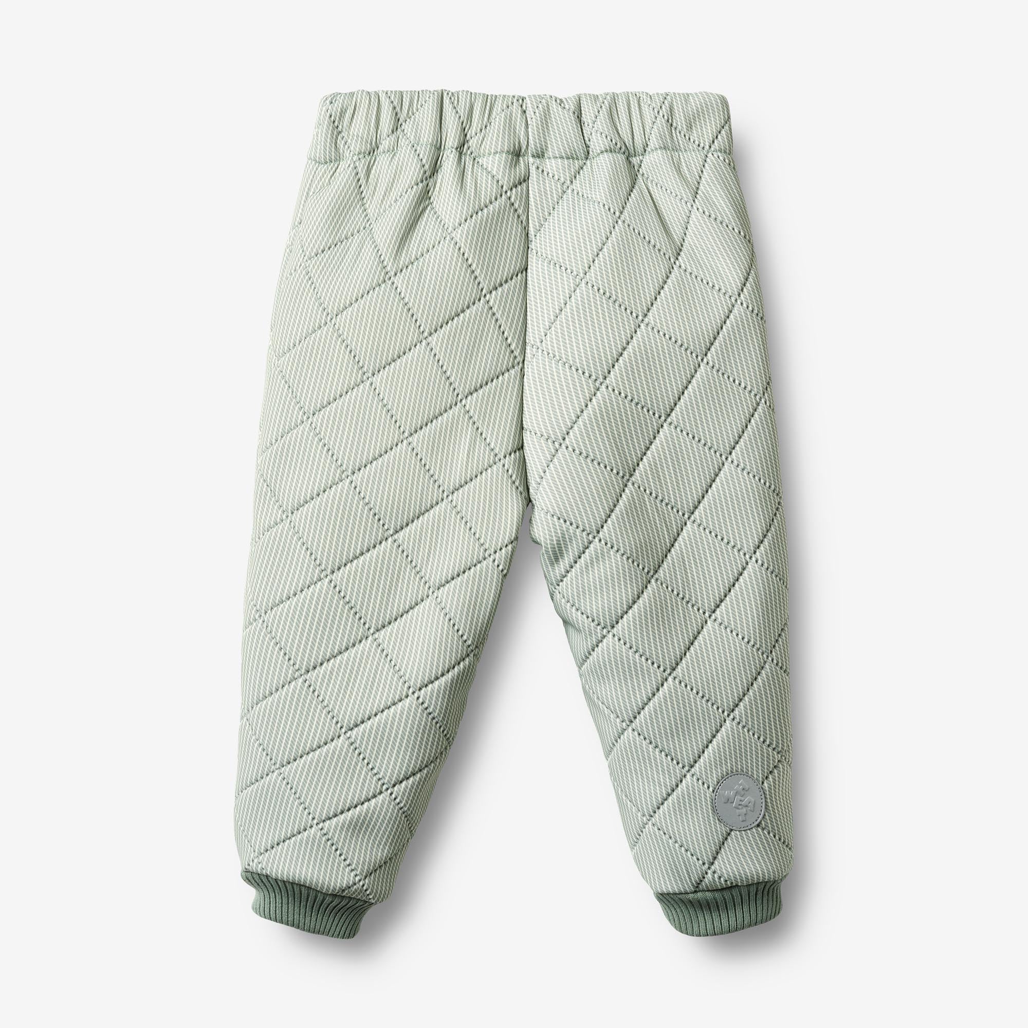 wheat-alex-thermohose-green-stripe-recycling-winddicht-baby image 3