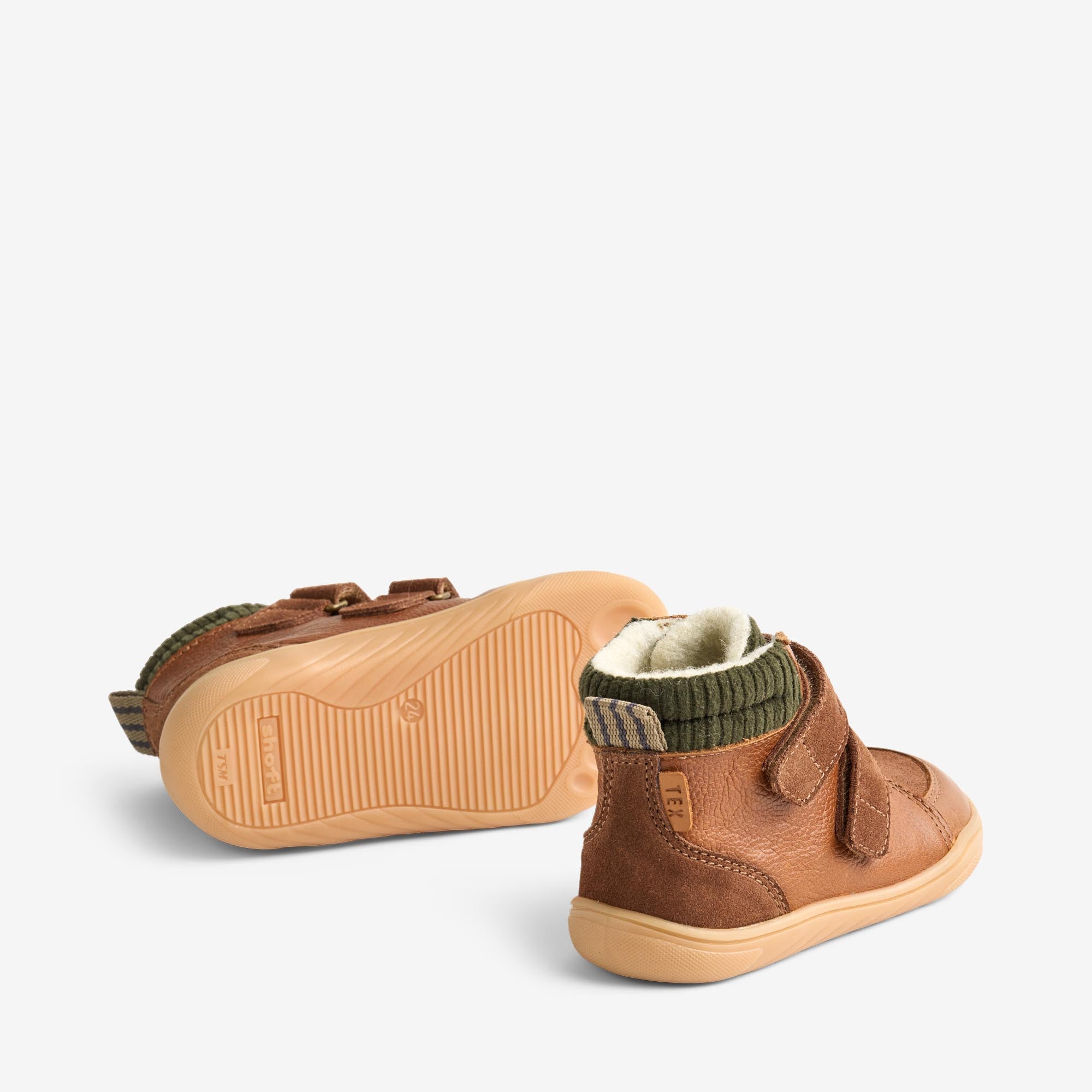 wheat-texas-tex-winterstiefel-cognac-leder-wollfutter-klett image 3