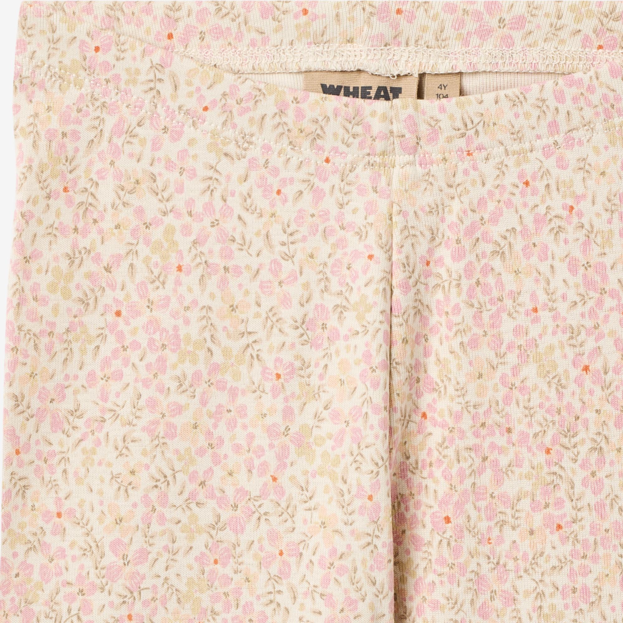 wheat-jules-jersey-leggings-coral-flowers-bio-baumwolle image 3
