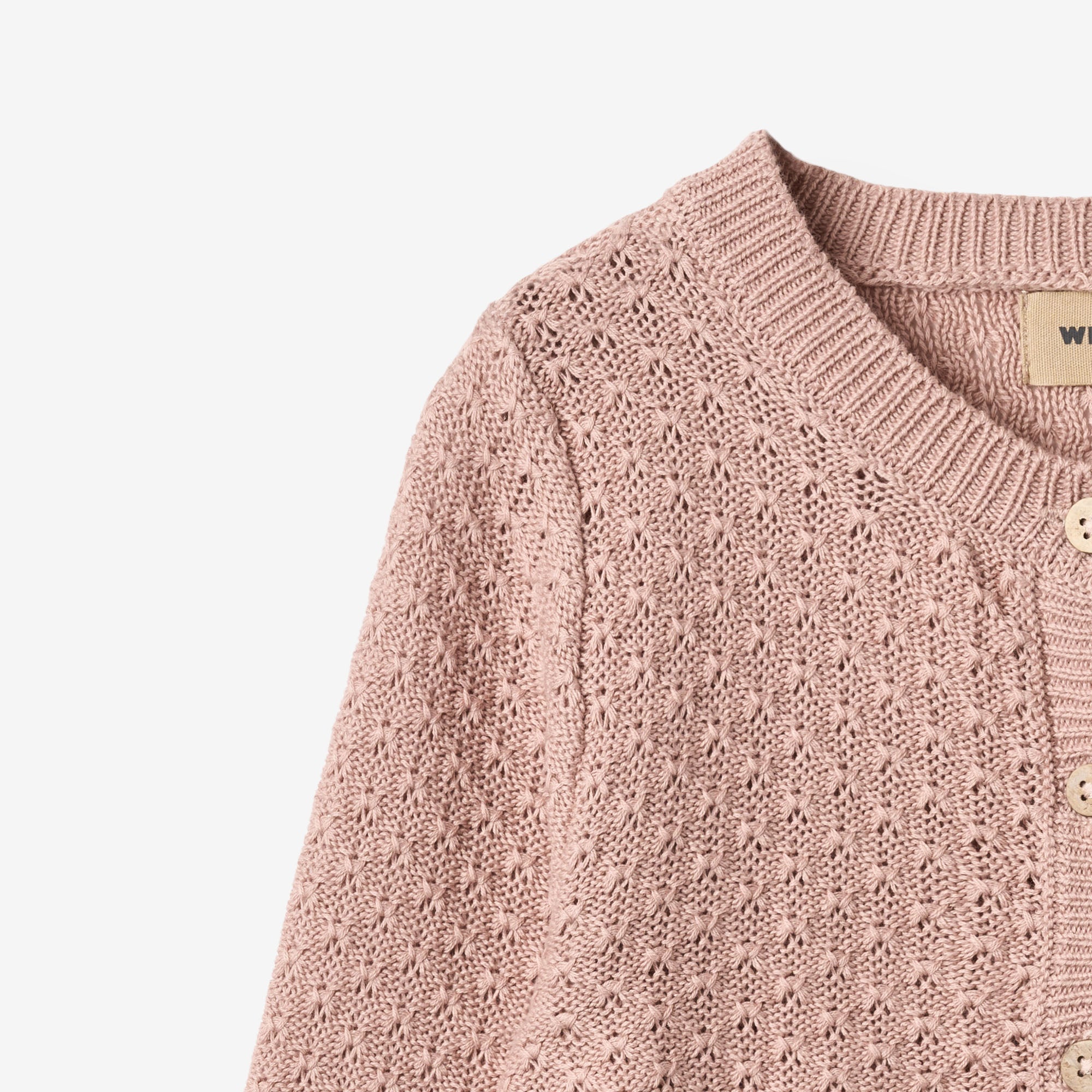 wheat-magnella-strickjacke-rose-powder-bio-baumwolle image 7