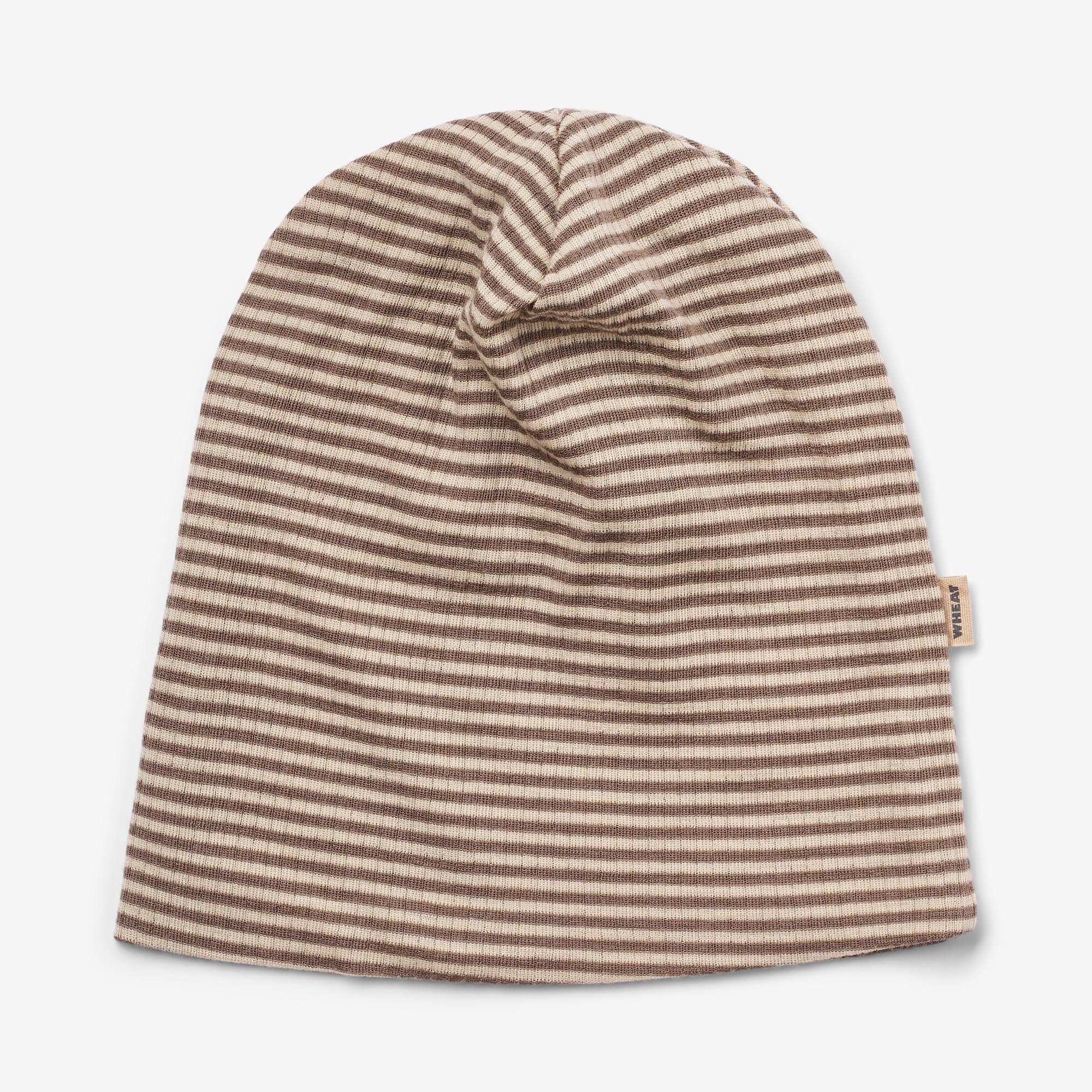 wheat-accessories-2-wool-hat-emo-wollm-tze-wood-stripe-merino image 2