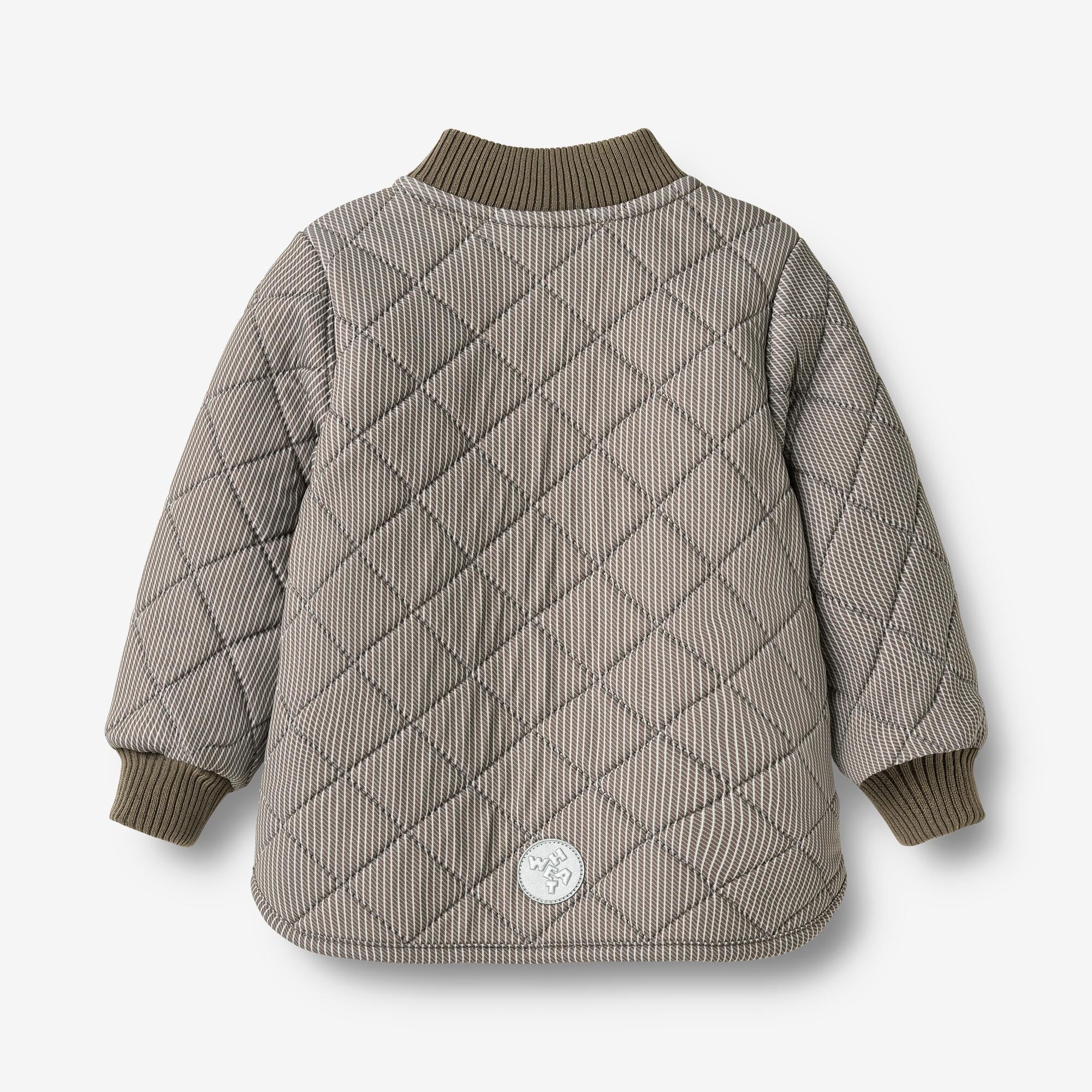 wheat-loui-thermojacke-brown-stripe-recycling-baby image 2