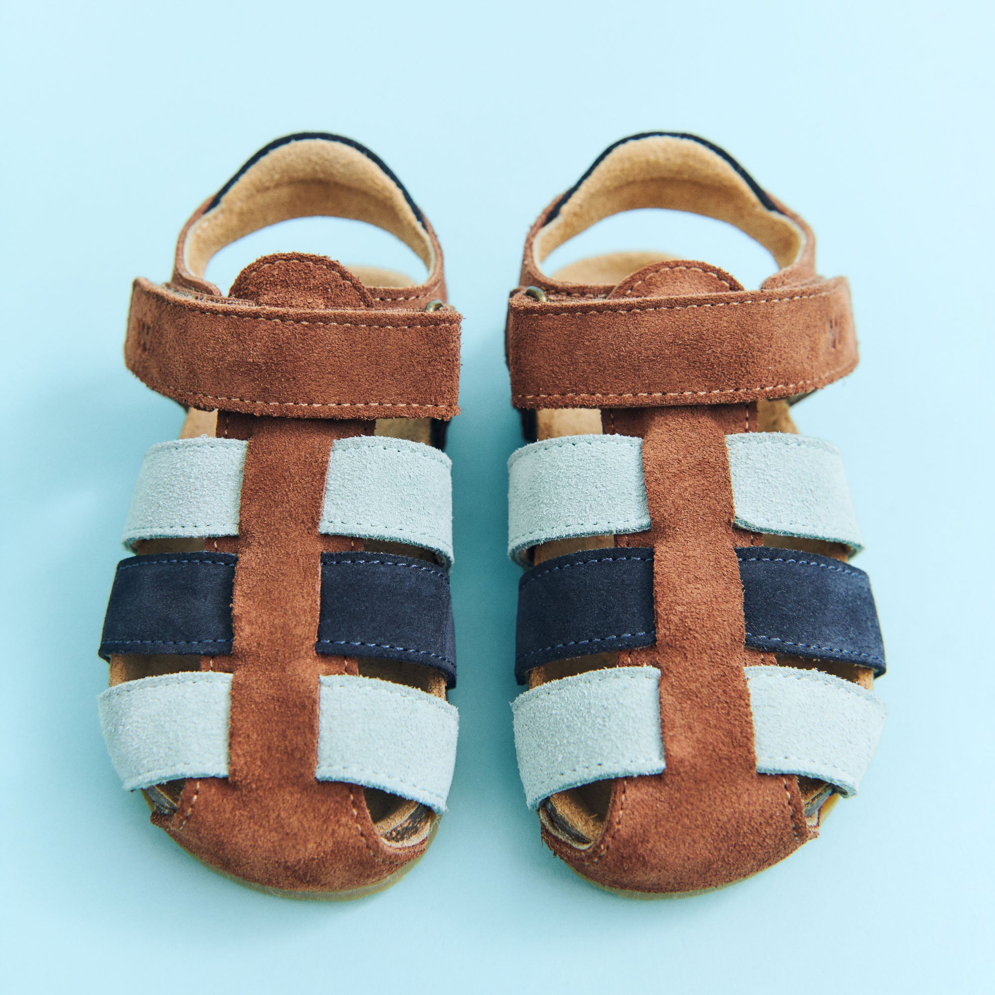 wheat-izzy-sandale-navy-teal-water-verstellbar image 2