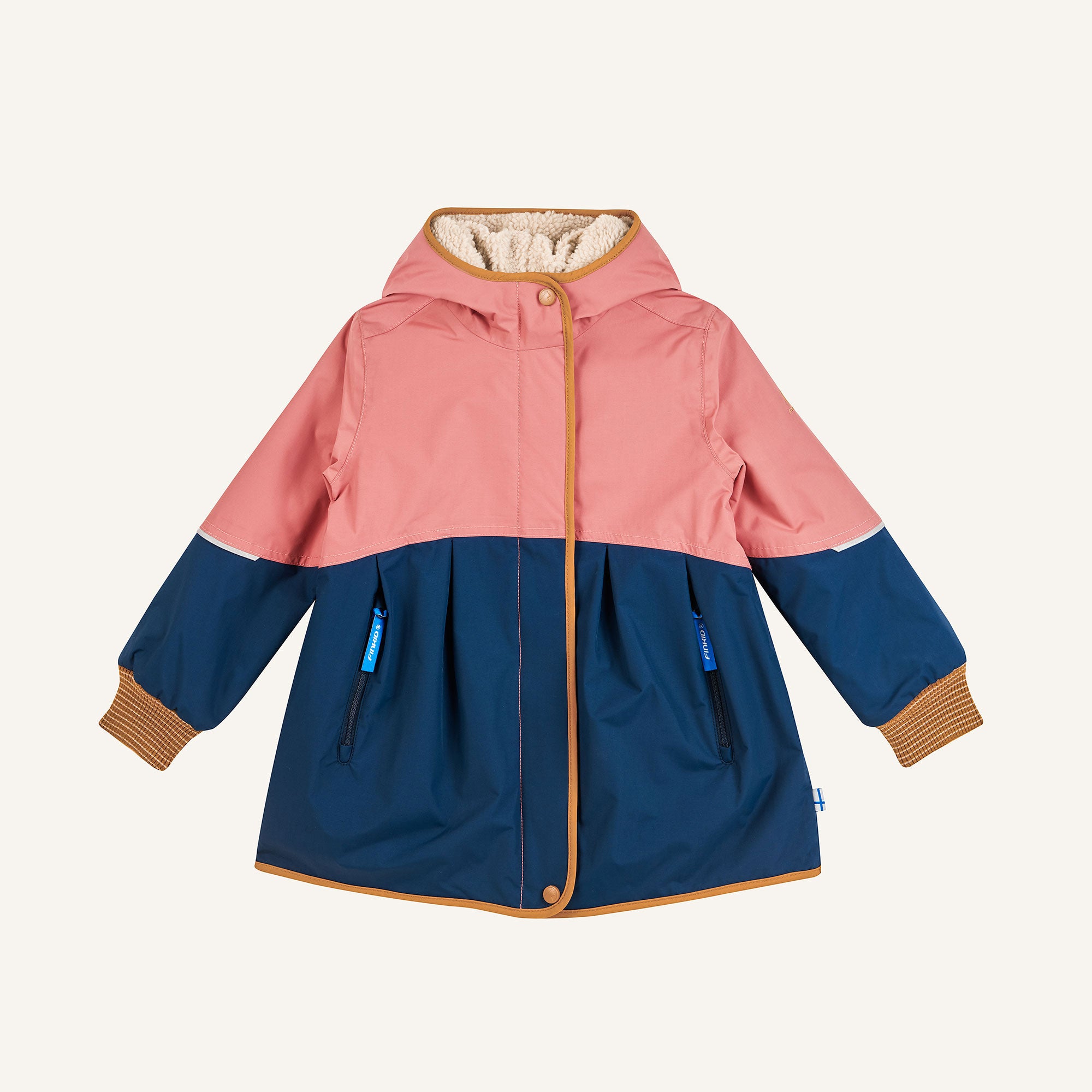 finkid-husky-aina-mukka-m-dchen-winterjacke-deep-water-teddy image 8