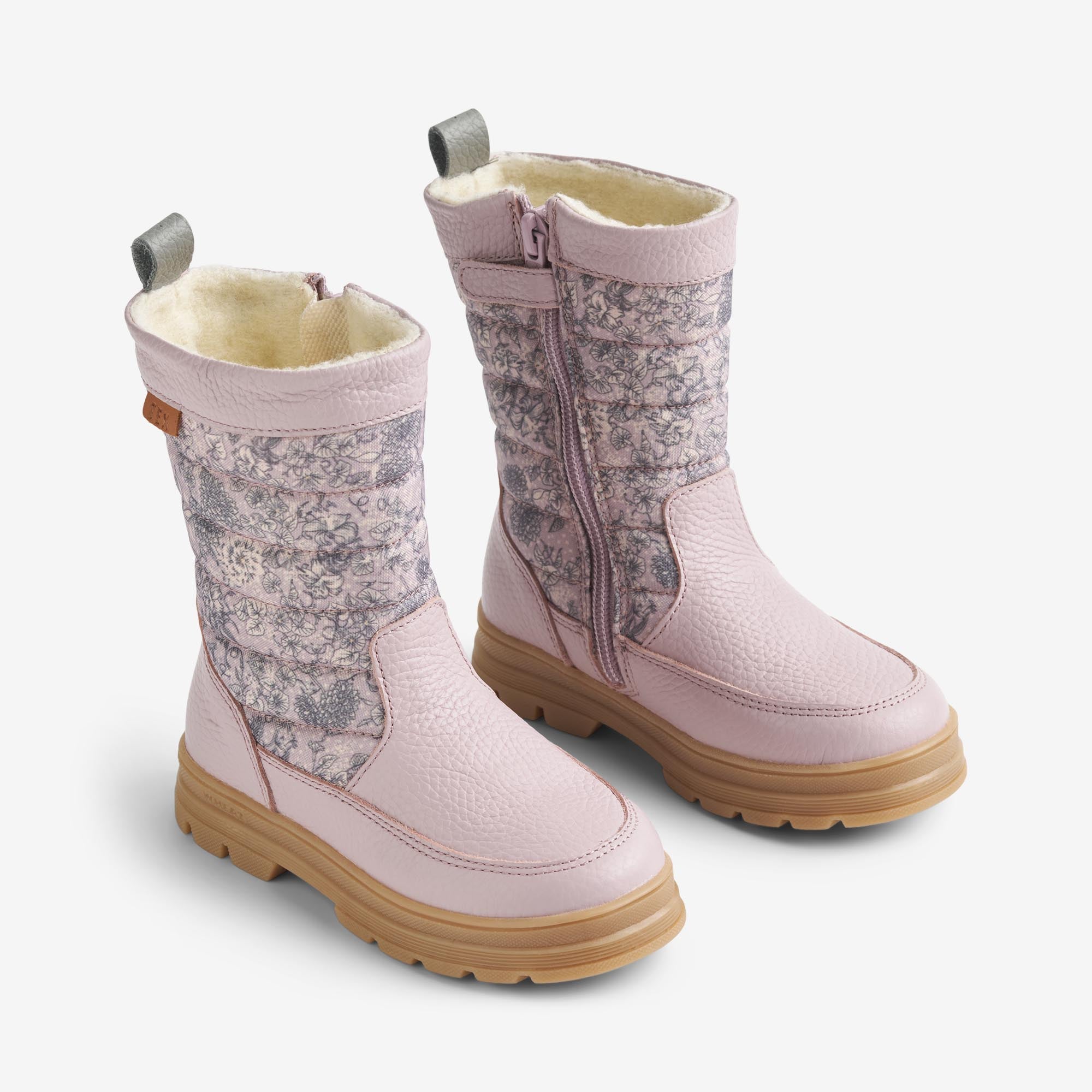 wheat-koa-tex-winterstiefel-rosa-winterschuhe-leder image 1