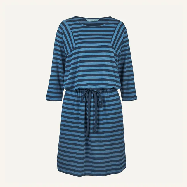finkid-husky-muisku-damen-kleid-real-teal-navy-bambus image 1