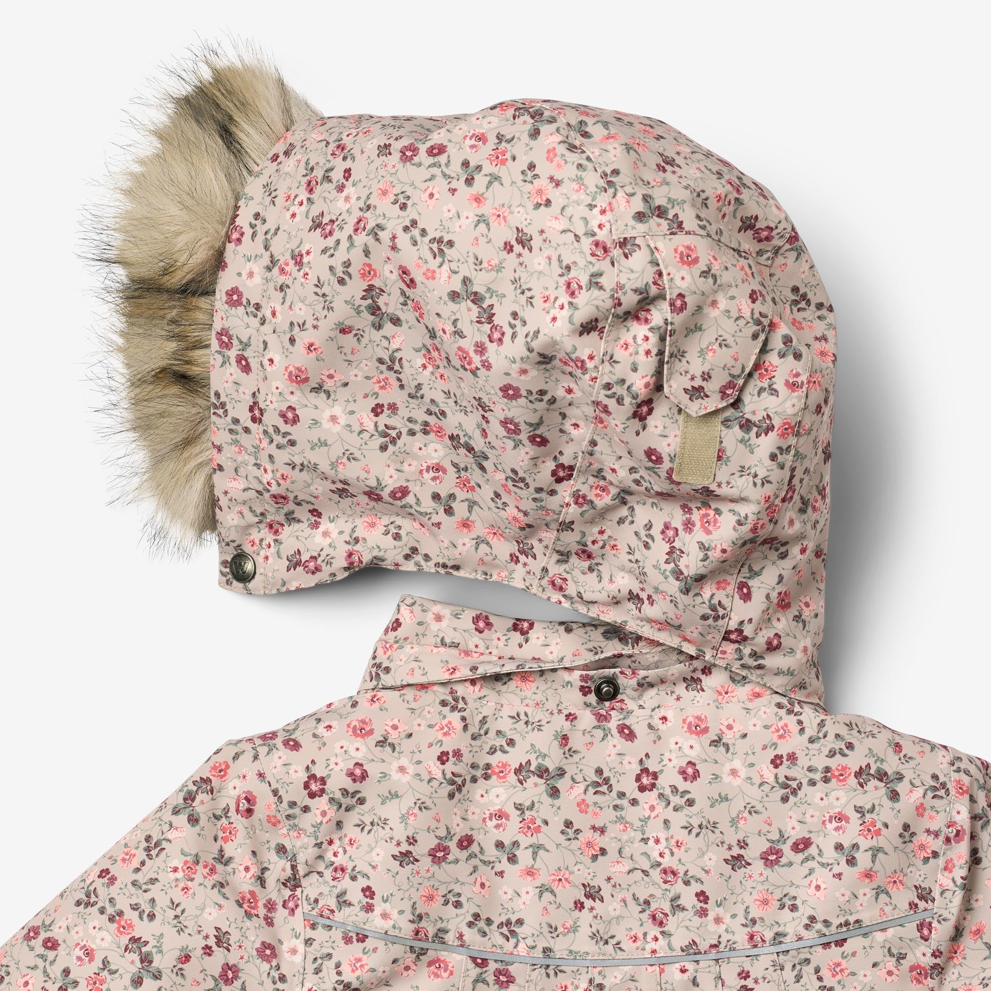 wheat-mathilde-grey-moon-flowers-winterjacke-m-dchen-wasserdicht image 3