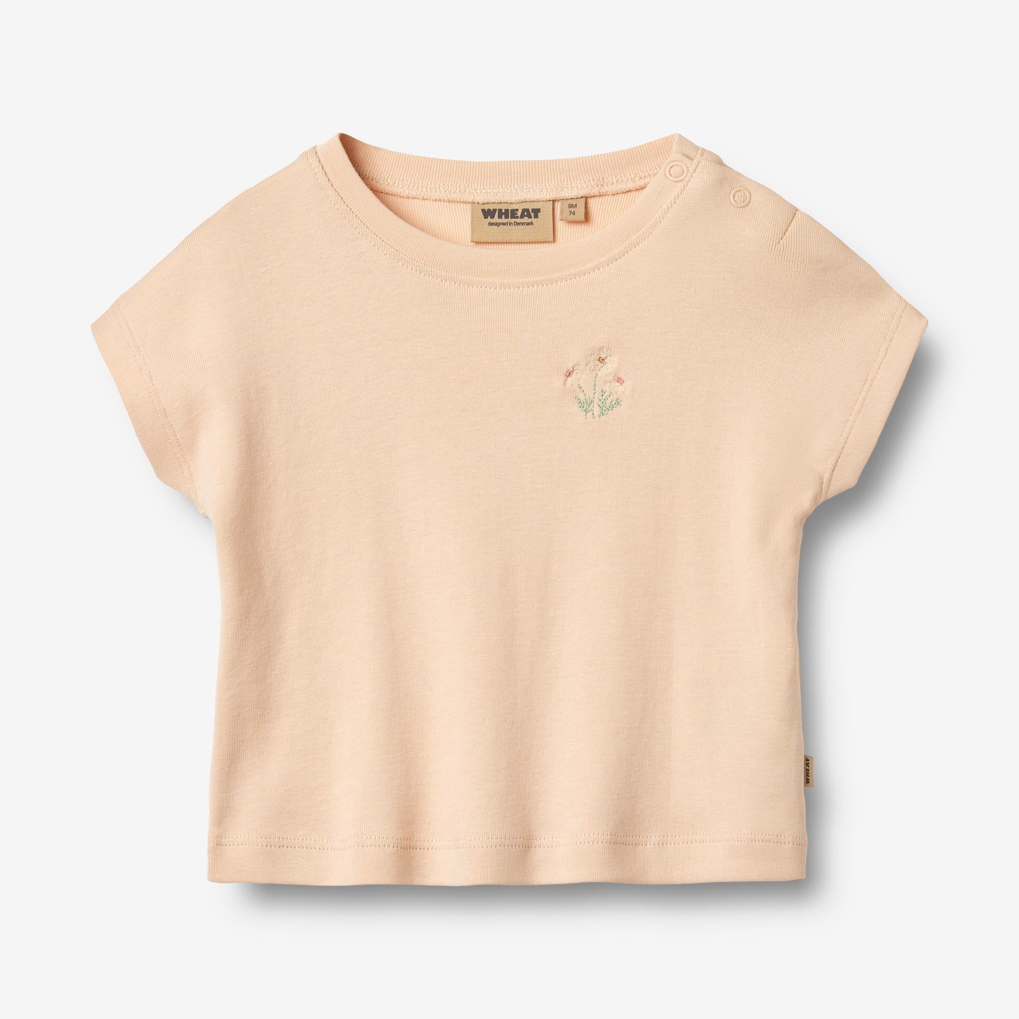 wheat-t-shirt-signe-kurzarm-rose-water-bio-baby image 1