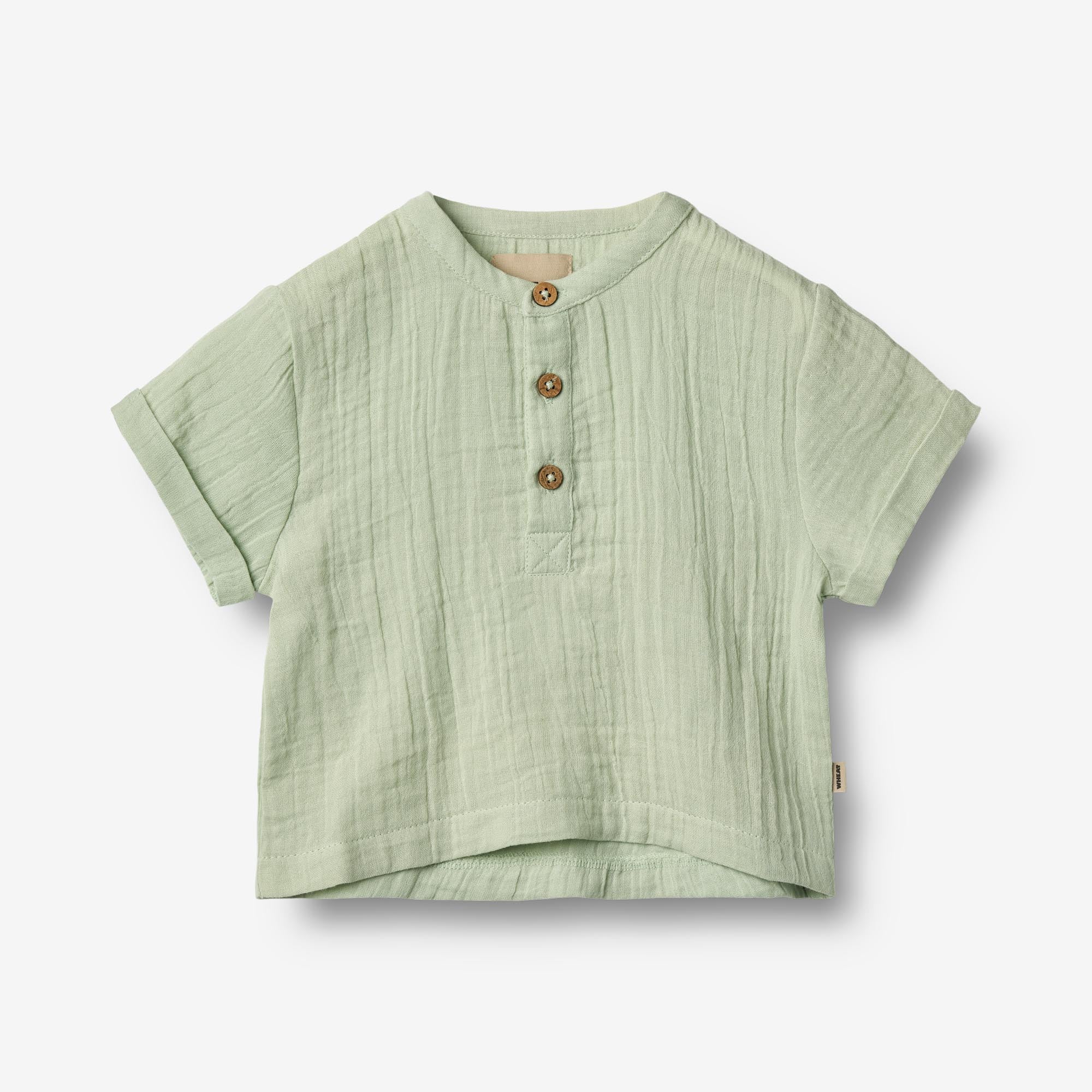 wheat-svend-hemd-soft-mint-bio-baumwolle-baby image 1