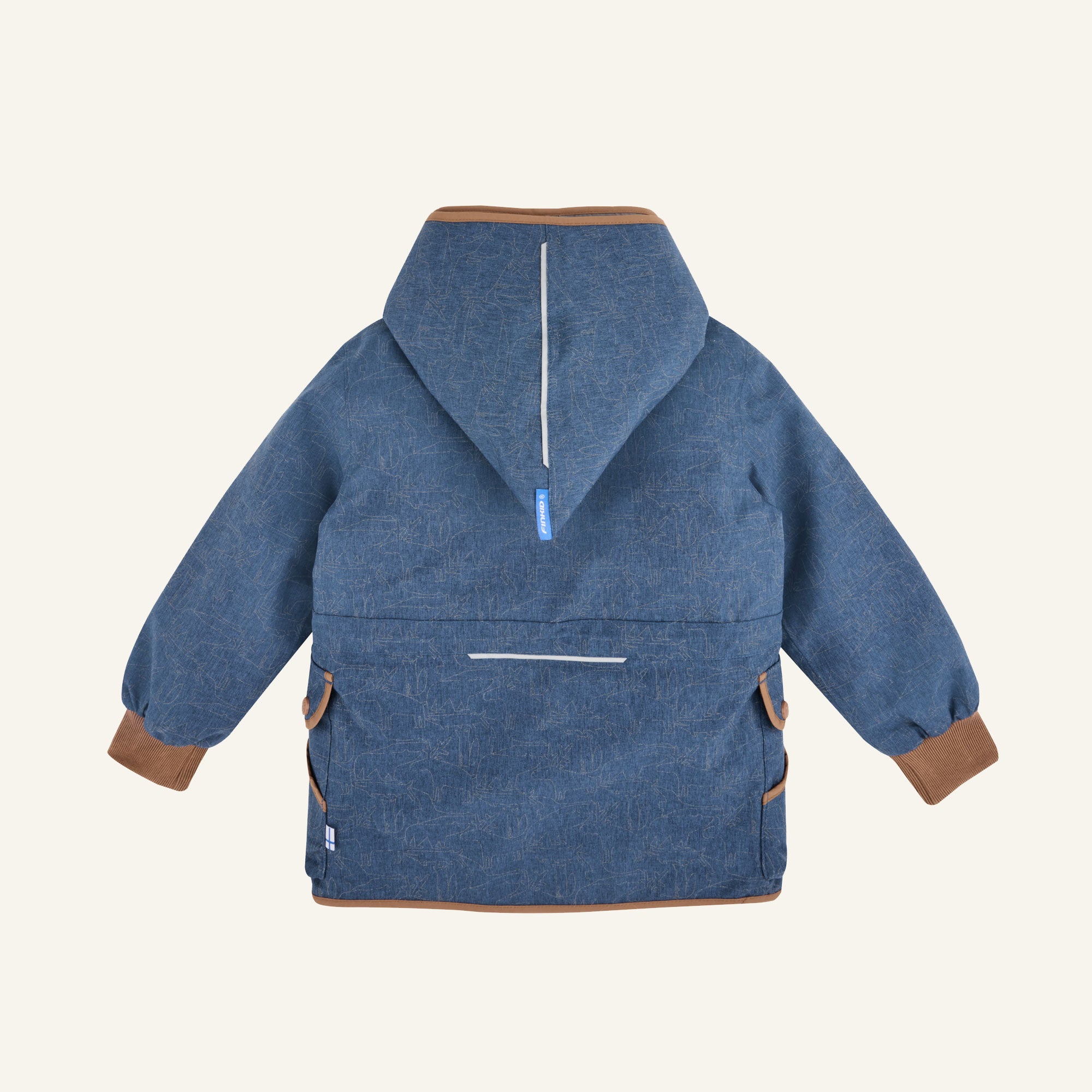 finkid-husky-kamu-ice-outdoorparka-denim-110-120-2-in-1 image 2