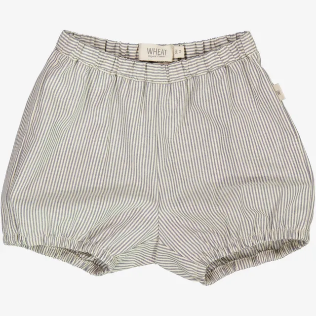 wheat-olly-shorts-classic-blue-stripe-bio-baumwolle-baby image 1