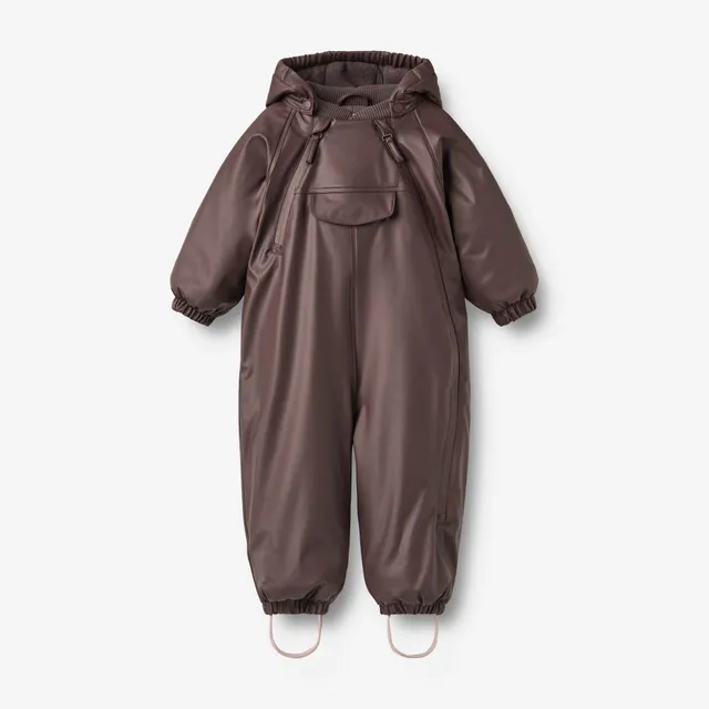 wheat-evig-wintersuit-schneeanzug-chocolate-plum-wasserdicht image 1