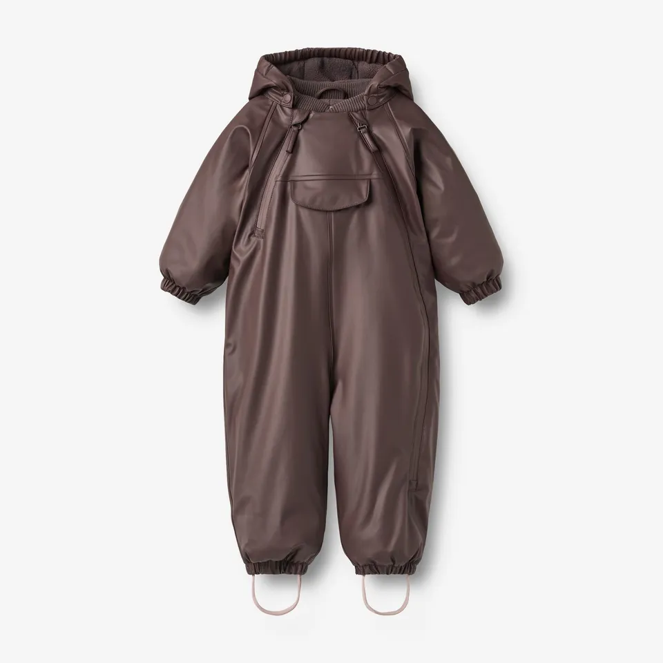 wheat-evig-wintersuit-schneeanzug-chocolate-plum-wasserdicht image 1