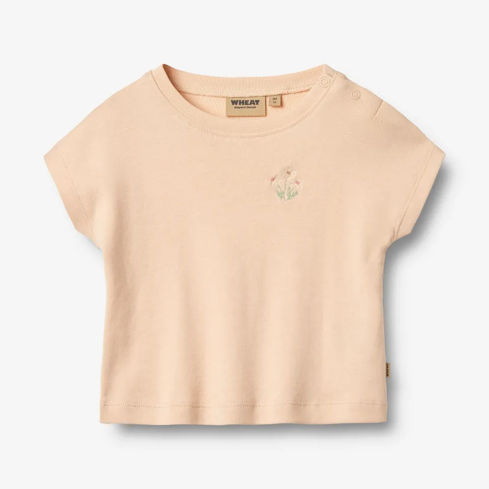 wheat-t-shirt-signe-kurzarm-rose-water-bio-baby image 1