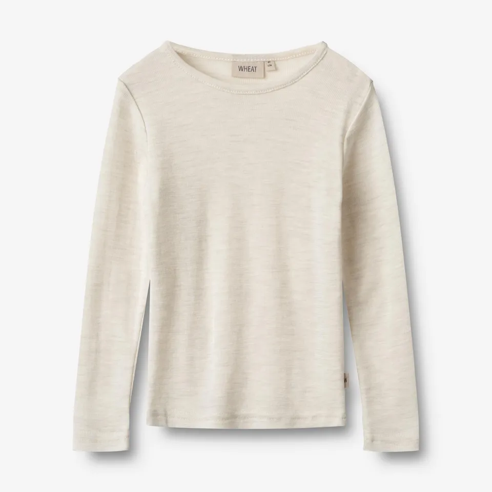 wheat-alfie-wollshirt-junior-eggshell-melange-merino image 1