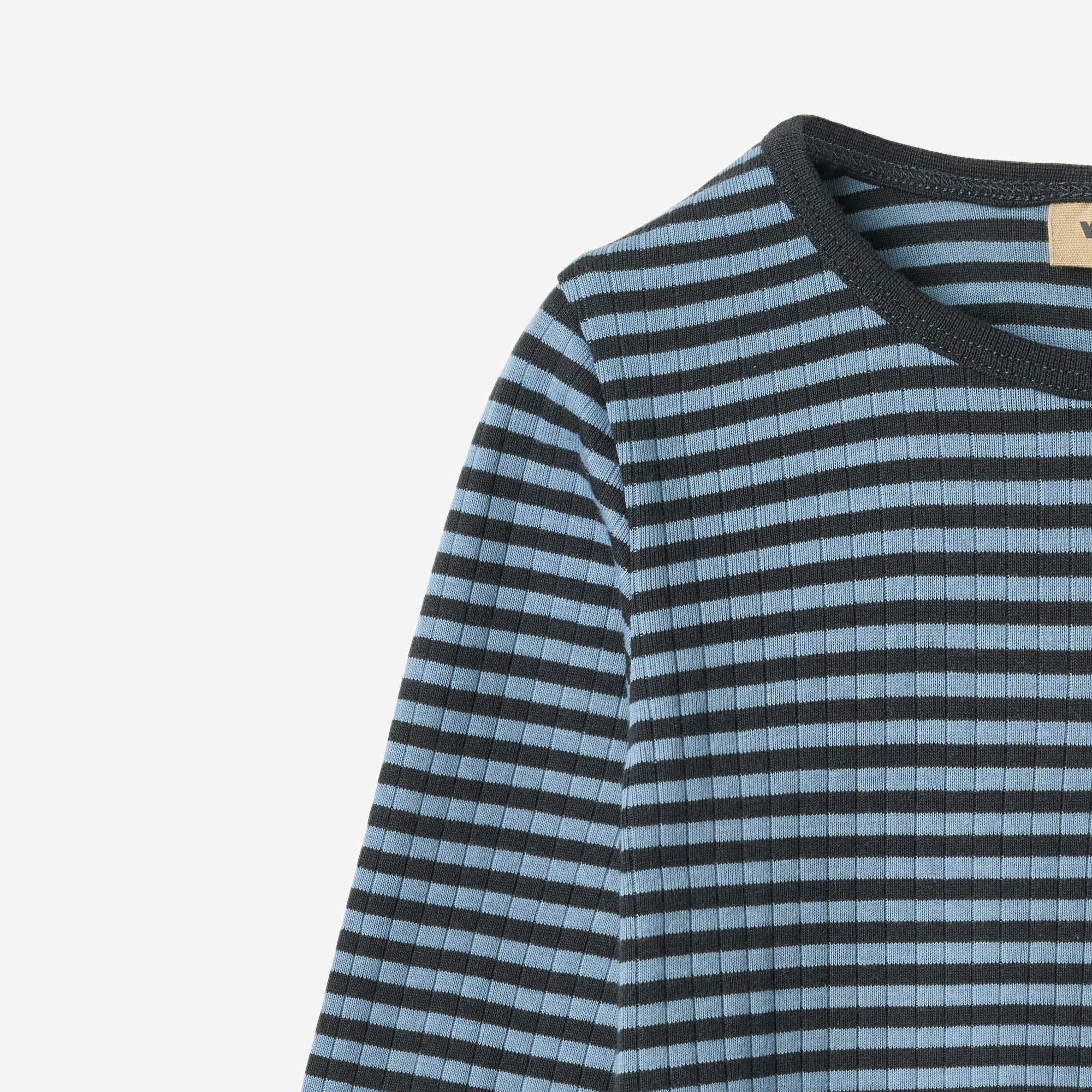 wheat-clothing-stig-langarmshirt-bright-blue-stripe-bio image 6