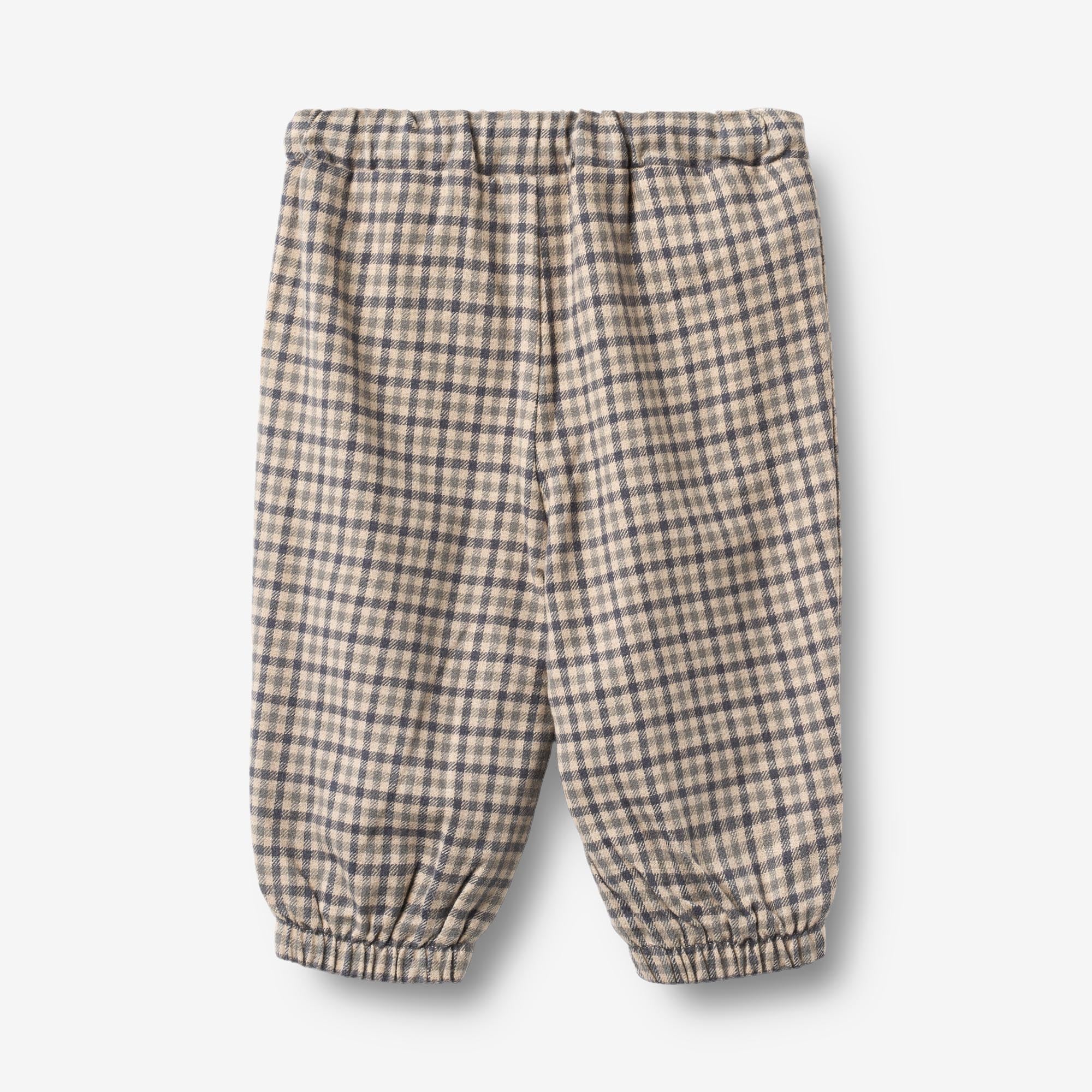 wheat-blake-hose-gef-ttert-babyhose-blue-check-bio-baumwolle image 3