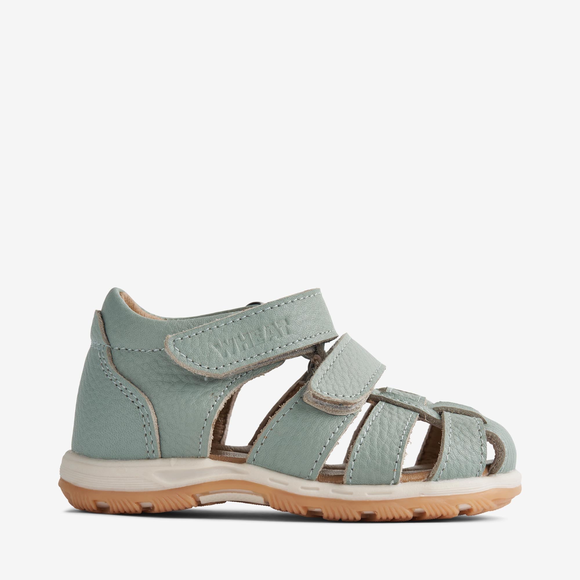 wheat-frei-s-sandale-aquaverde-leder-klett-lauflernschuh image 3