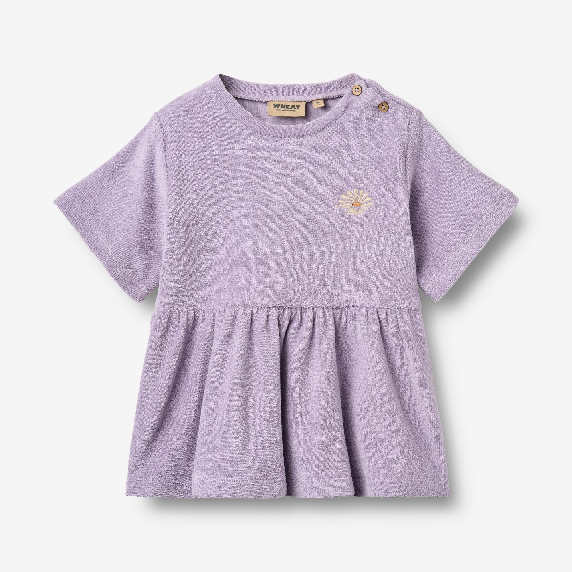 wheat-astrid-jerseykleid-warm-cosmic-lilac-bio-baumwolle image 1