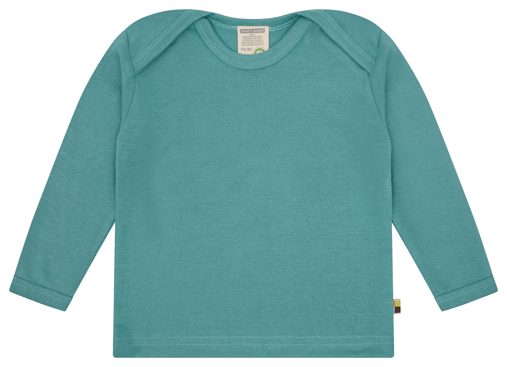 loud-proud-classics-shirt-langarm-uni-langarmshirt-curry-bio-baumwolle image 7