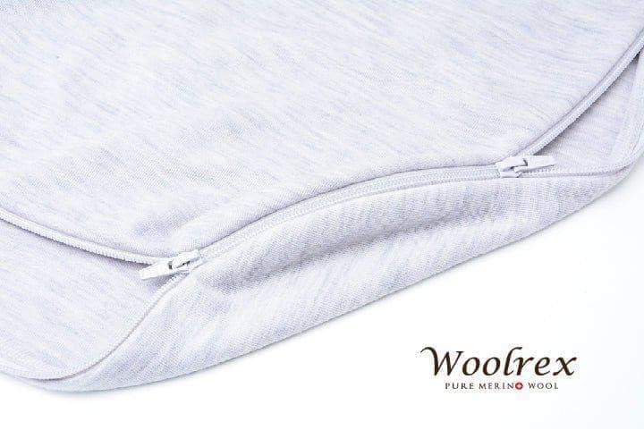 woolrex-schlafs-cke-baby-schlafsack-grau-70-cm-merinowolle image 2