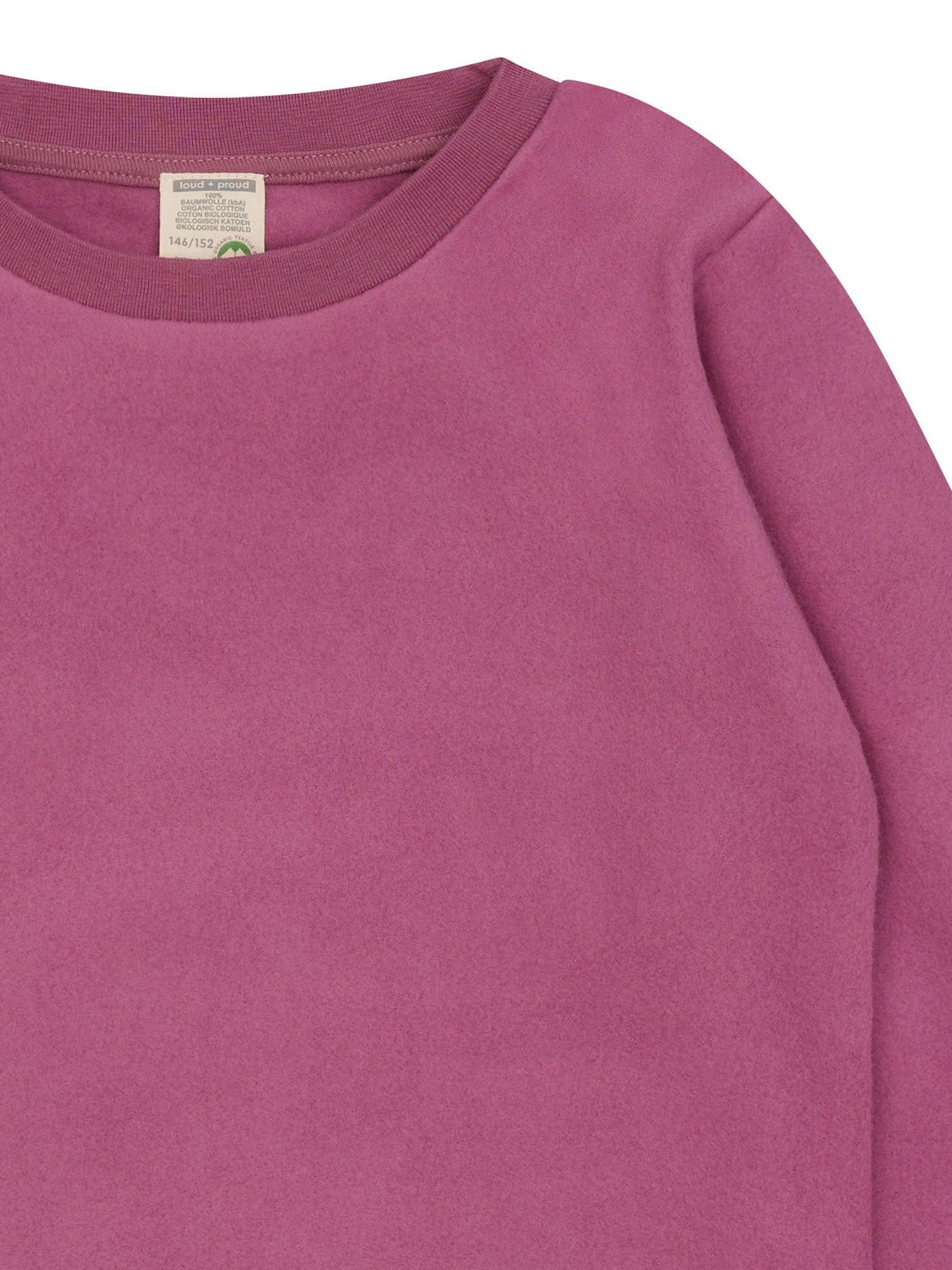 loud-proud-classics-fleece-sweatshirt-curry-134-140-bio-baumwolle image 6