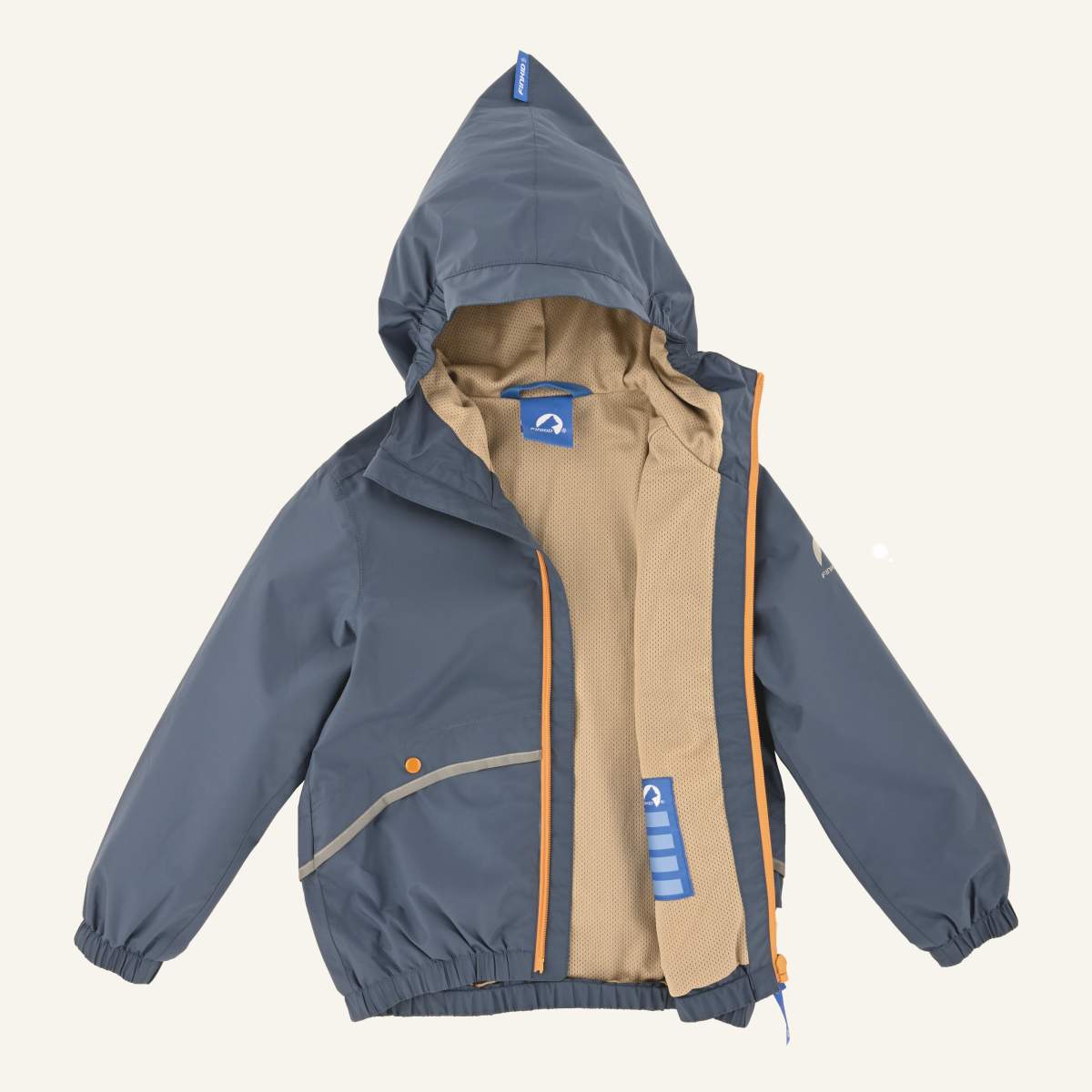 finkid-timi-air-regenjacke-lava-110-120-wasserdicht image 3