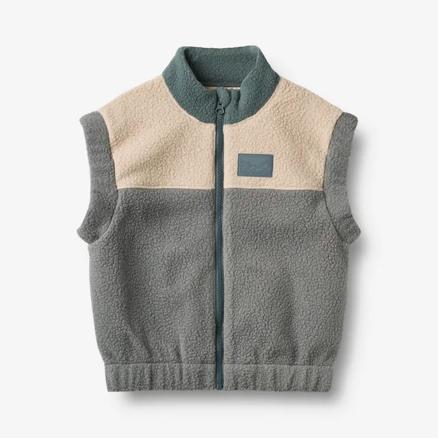 wheat-fleece-gilet-ask-weste-flint-recycling-fleece image 1