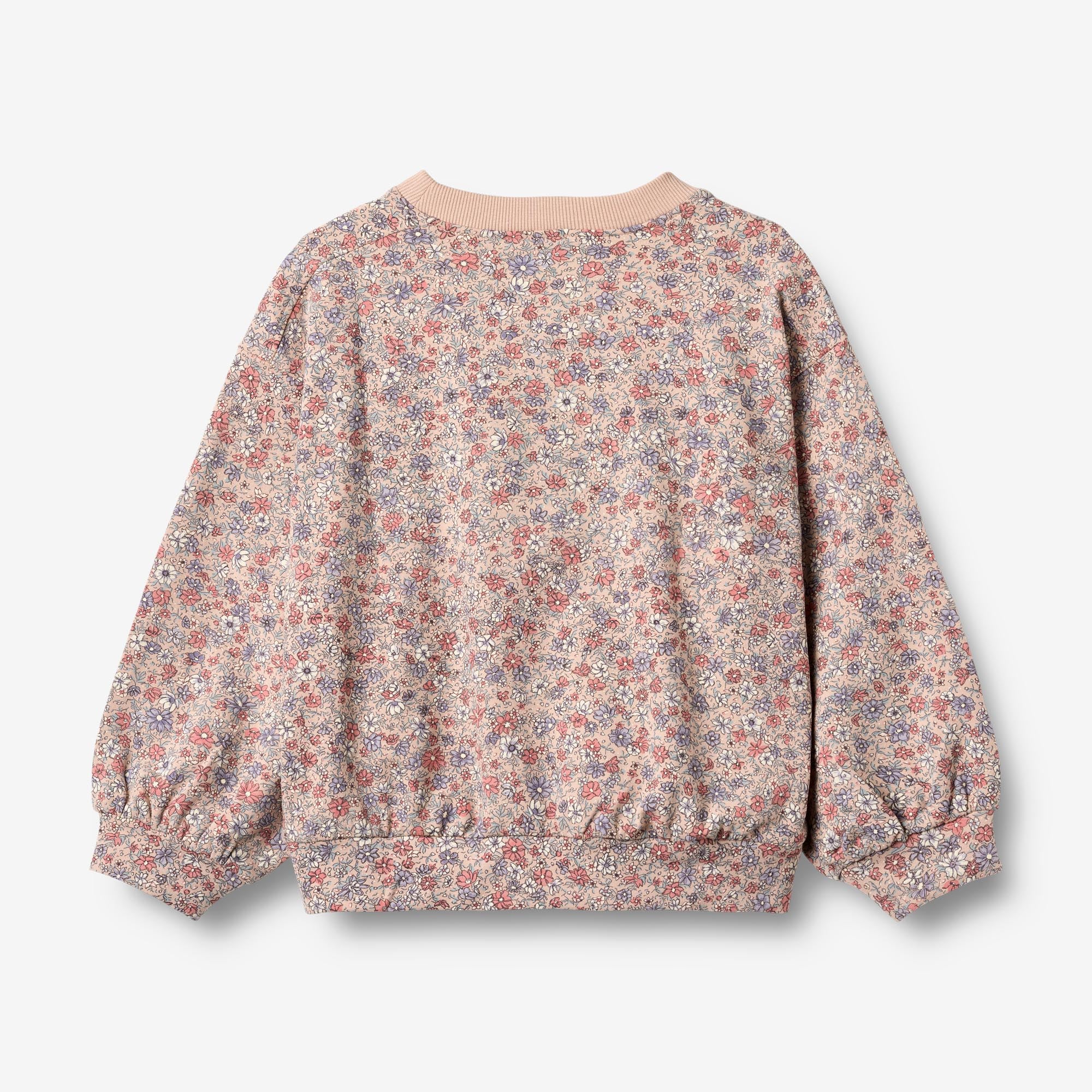 wheat-lia-sweatshirt-rose-dust-flowers-bio-baumwolle image 3
