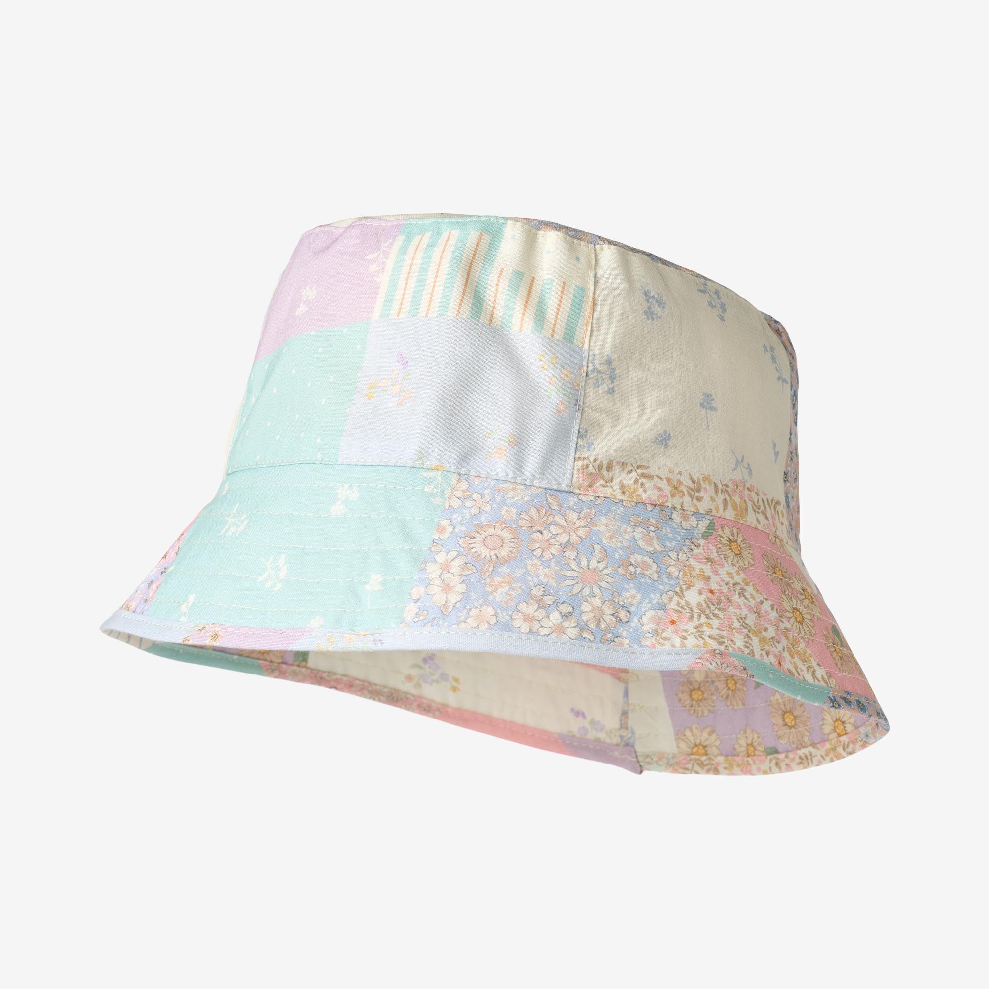 wheat-accessories-bucket-hat-alec-sonnenhut-patchwork-flowers-bio image 1
