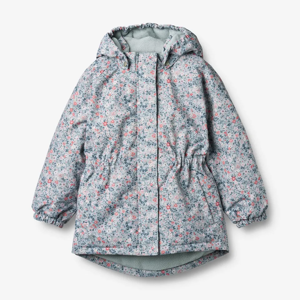 wheat-petra-jacke-soft-rain-flowers-wasserdicht-recycelt image 1
