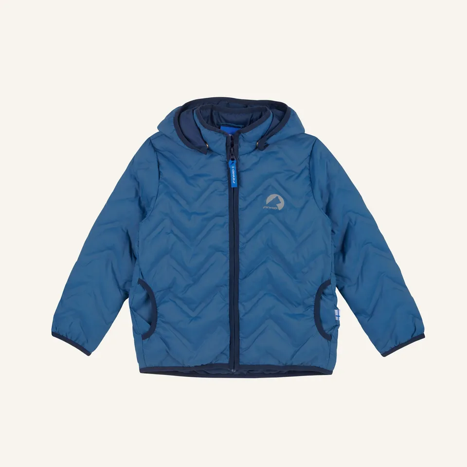 finkid-vanukas-air-kinder-steppjacke-real-teal-navy image 1