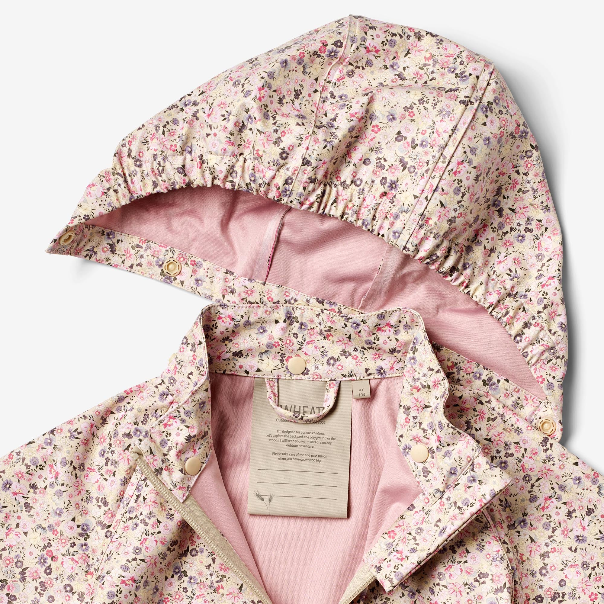 wheat-chardy-regenjacke-clam-multi-flowers-wasserdicht-m-dchen image 3