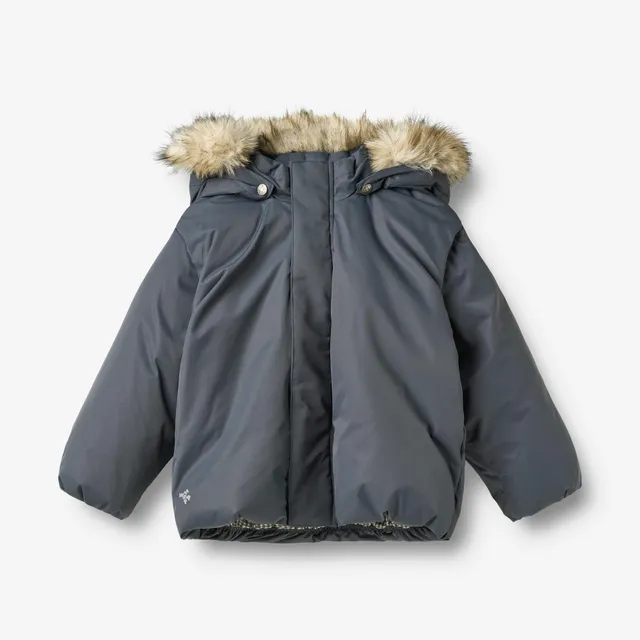wheat-blaest-puffer-jacke-greyblue-recycling-2-in-1 image 1