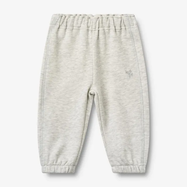 wheat-cruz-baby-sweathose-light-melange-grey-bio image 1