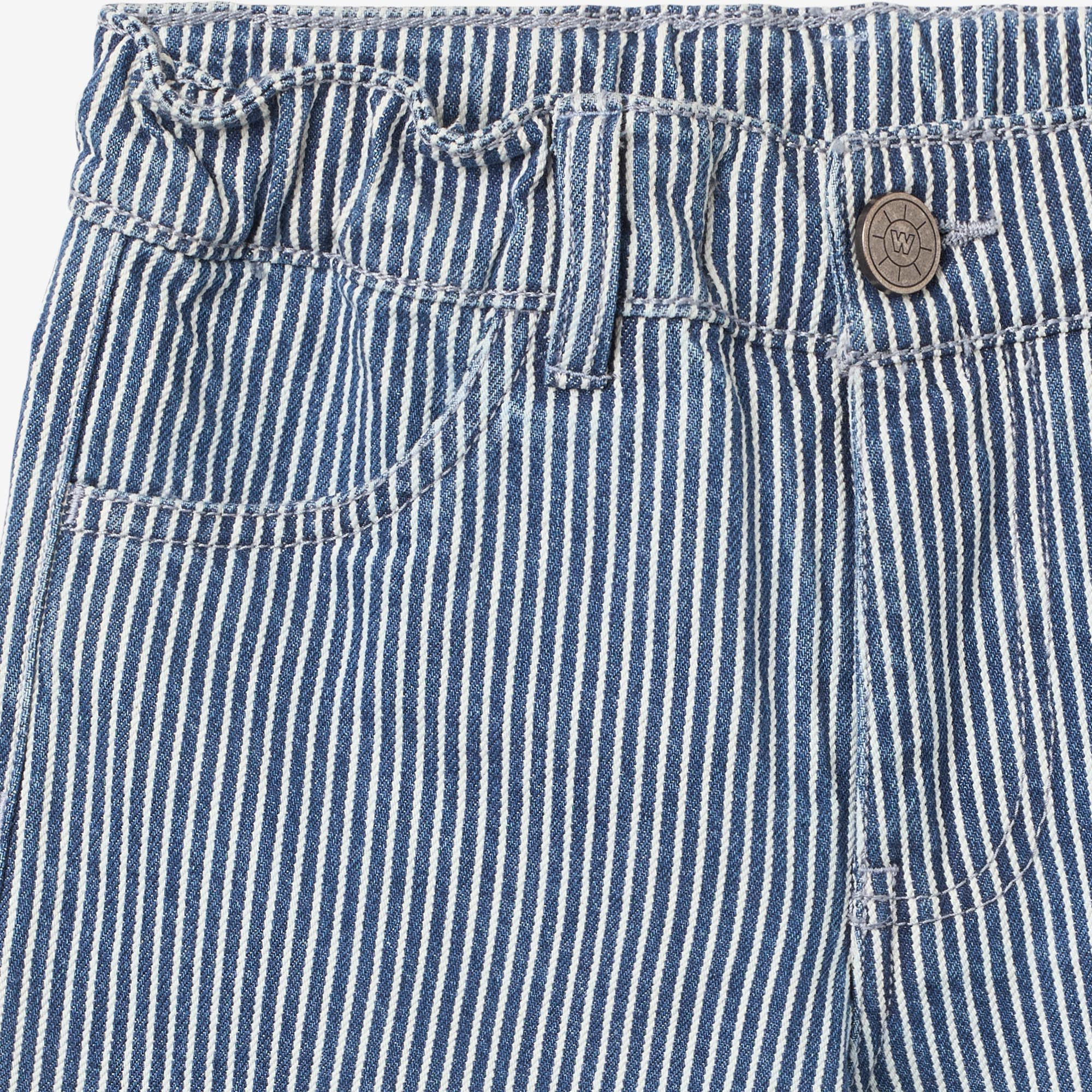 wheat-christian-denim-stripe-shorts-bio-denim image 3