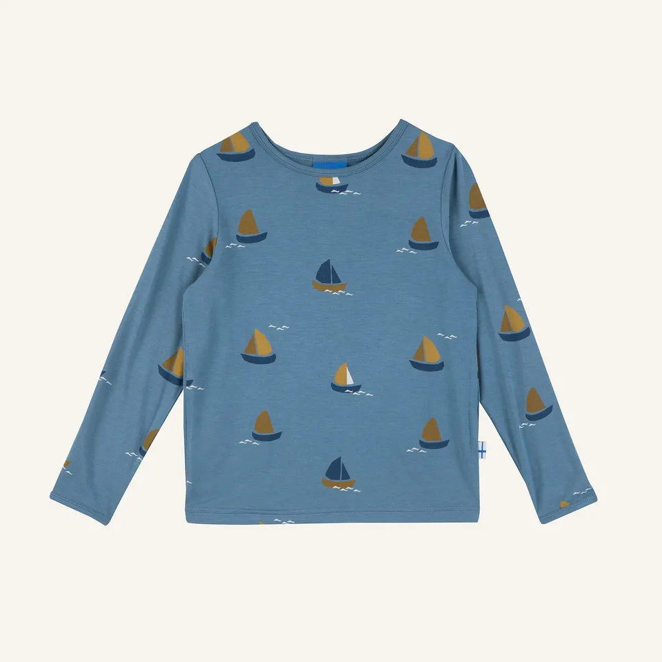 finkid-husky-juhannus-sun-longsleeve-peach-90-100-uv50 image 1
