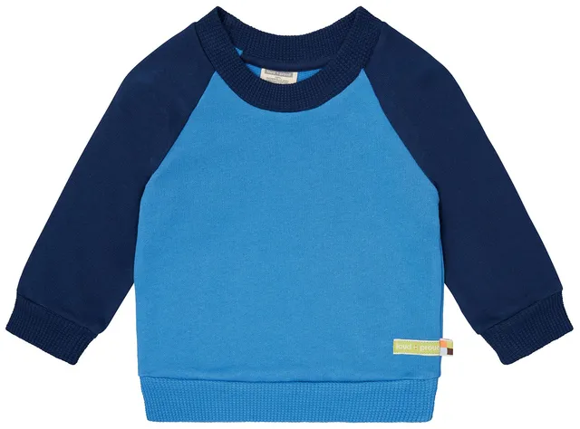 loud-proud-classics-sweatshirt-mit-raglan-rmeln-azur-pullover-86-92 image 1