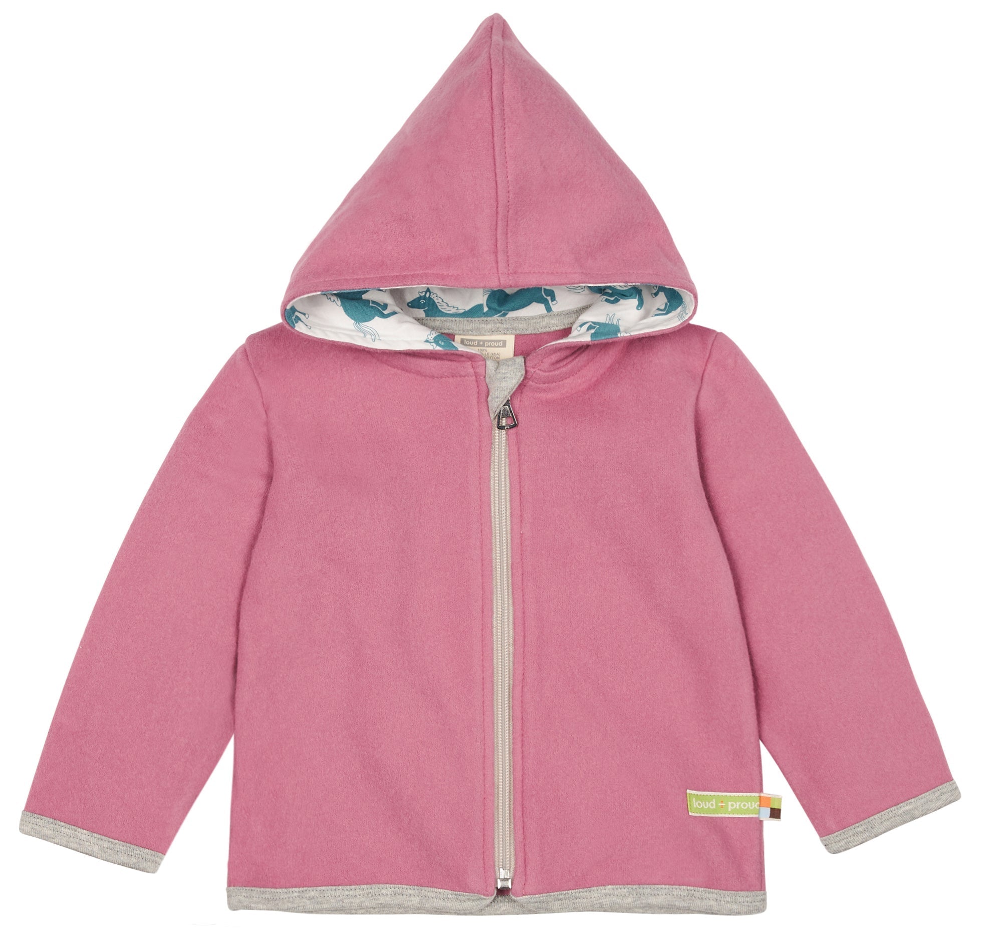 loud-proud-classics-jacke-fleece-kinderjacke-cinnamon image 3