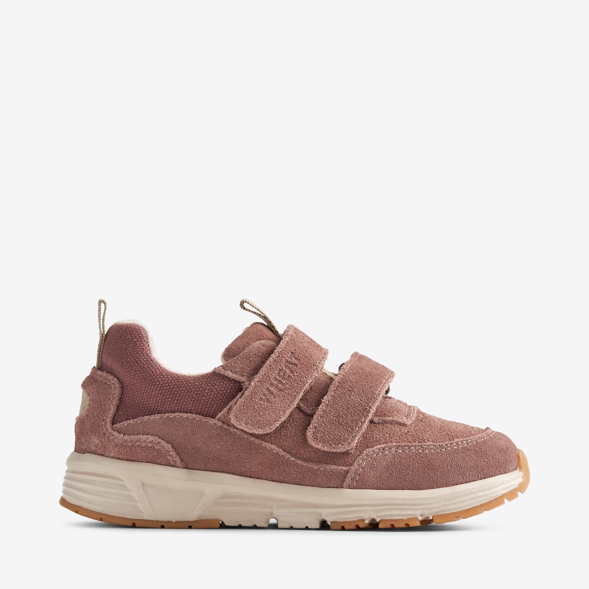 wheat-alin-sneaker-dusty-rouge-leder-klett-kinder image 2