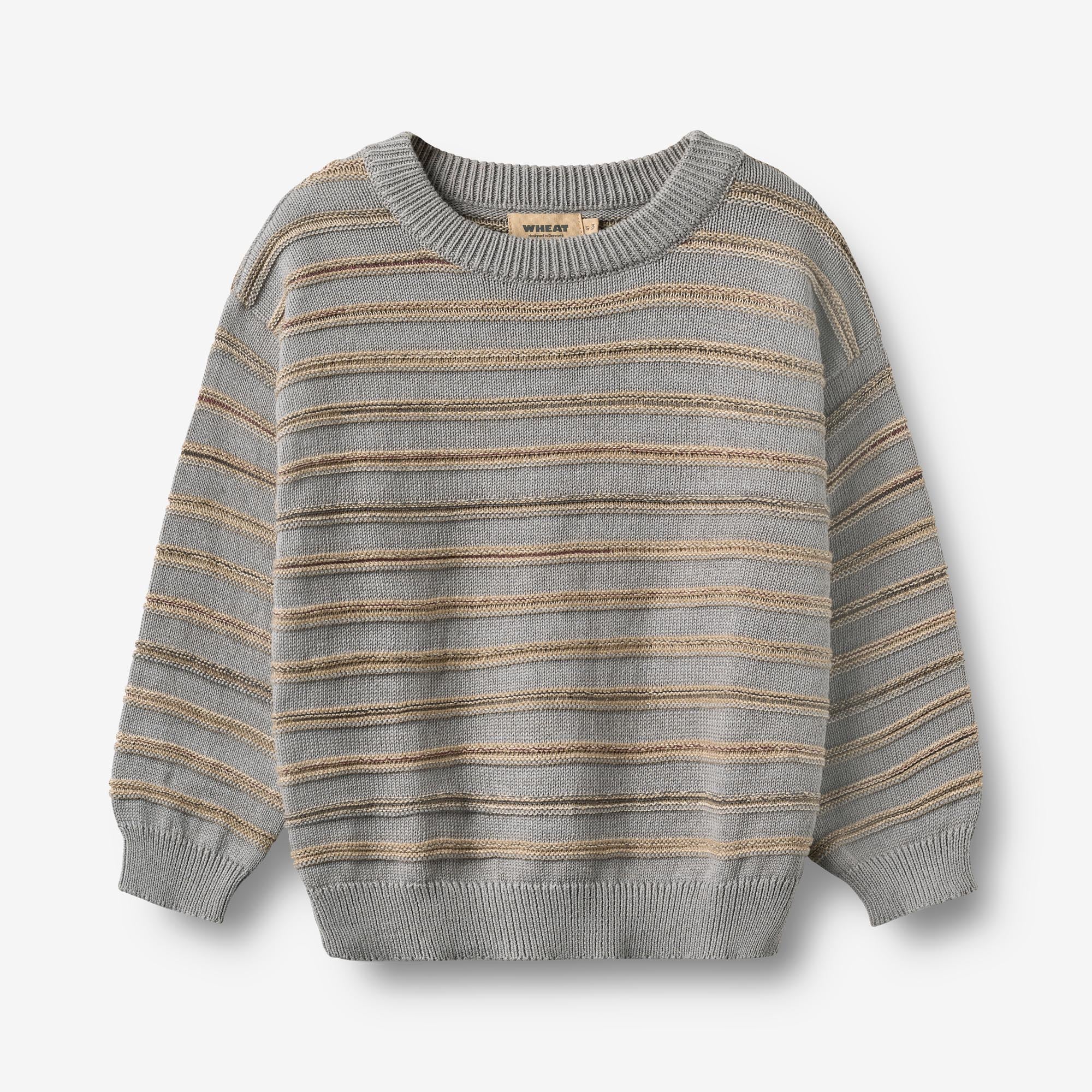 wheat-harlow-jacquard-pullover-streifen-hellblau-bio-baumwolle image 1