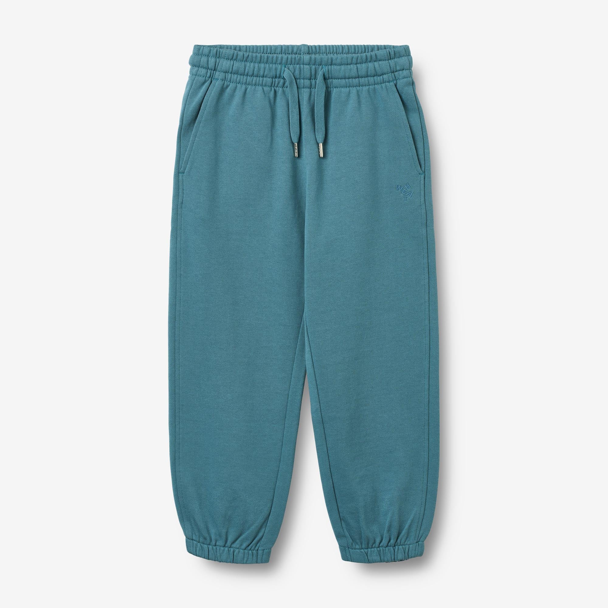 wheat-cruz-sweatpants-blue-teal-bio-baumwolle image 1