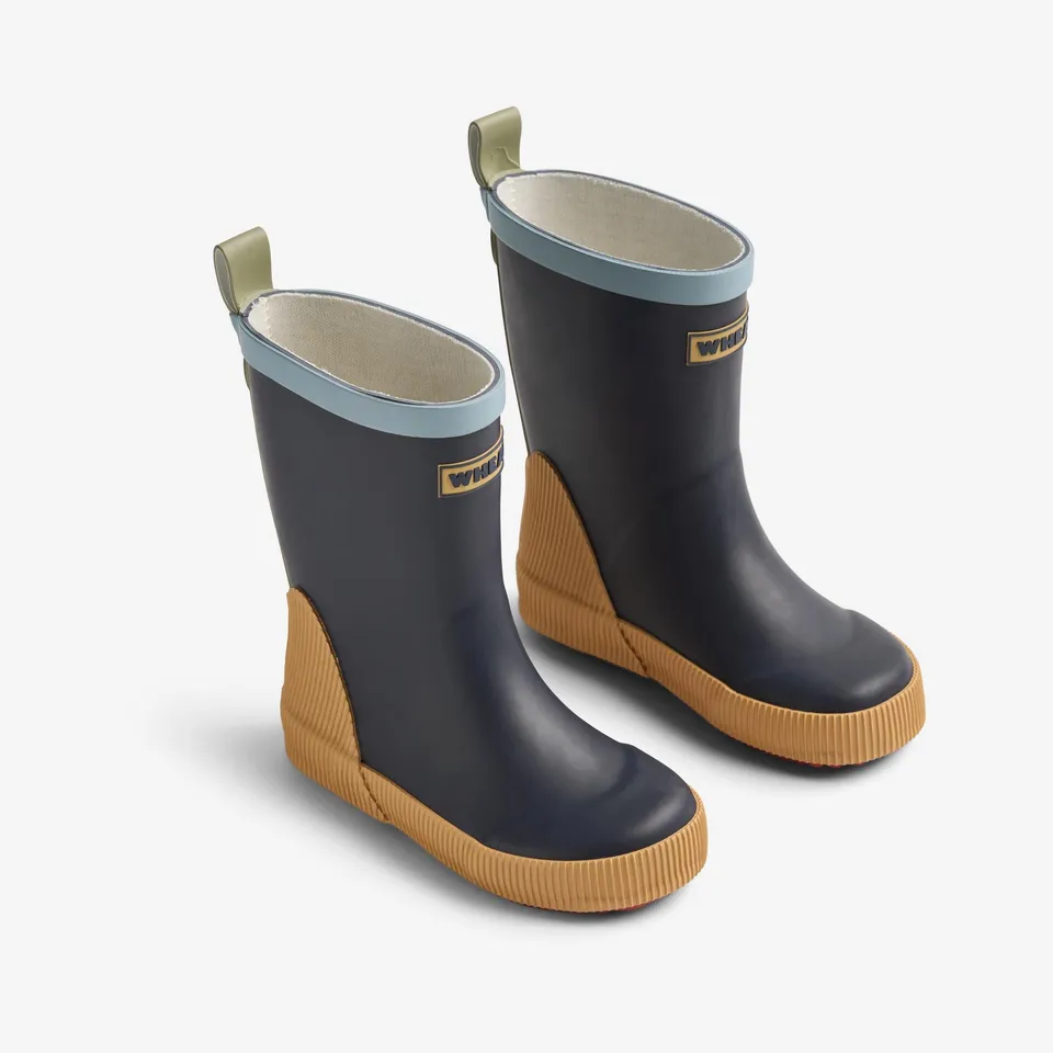 wheat-welly-gummistiefel-navy-naturkautschuk-kinder image 1