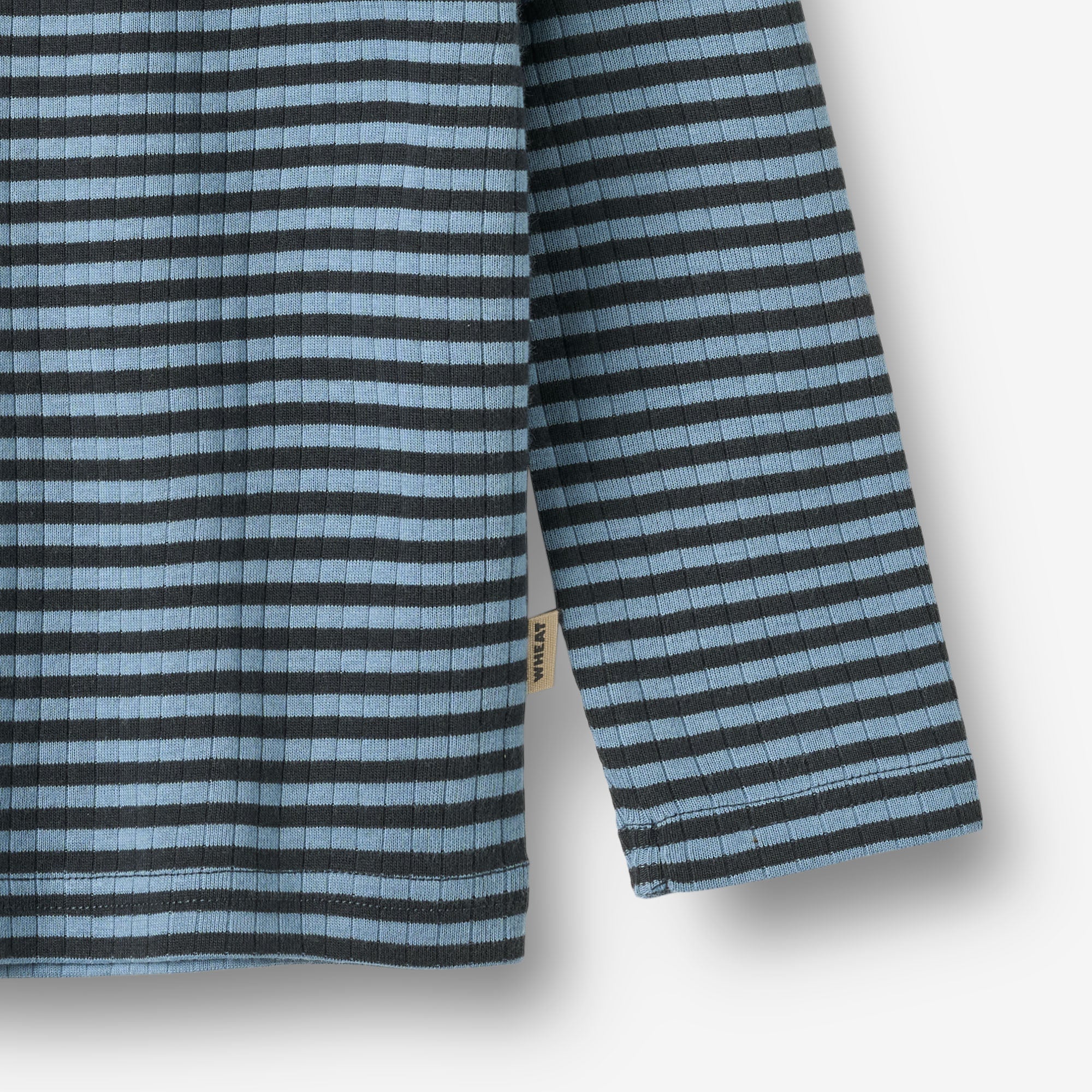 wheat-clothing-stig-langarmshirt-bright-blue-stripe-bio image 5