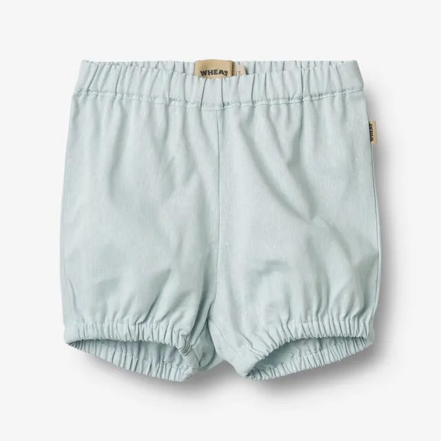 wheat-olly-shorts-light-blue-chambray-bio-baumwolle image 1