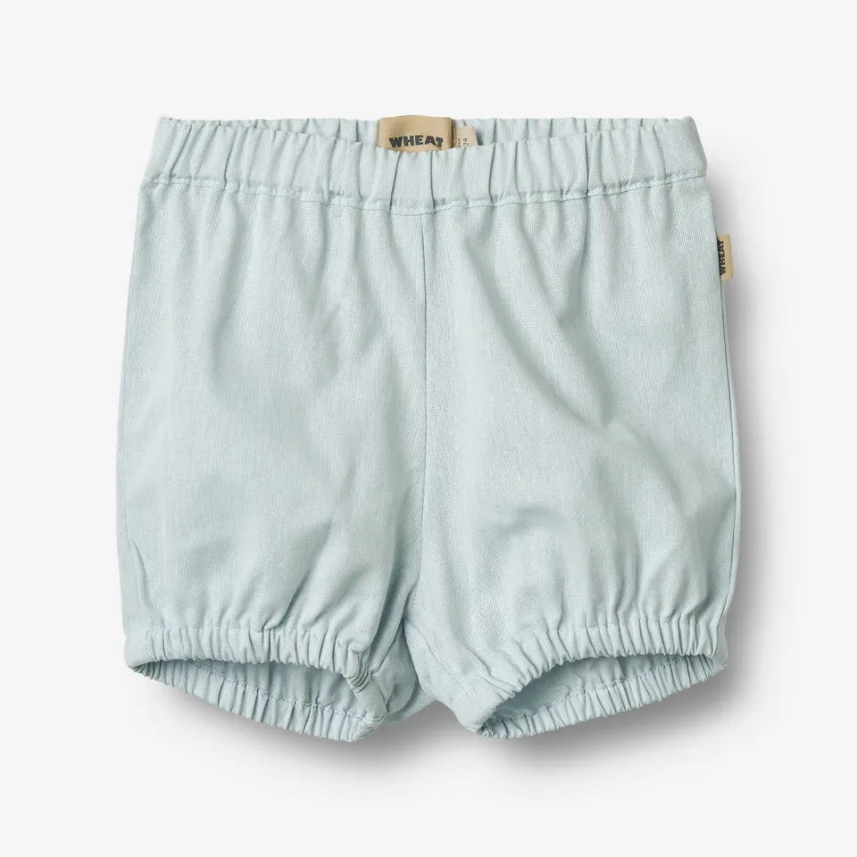 wheat-olly-shorts-light-blue-chambray-bio-baumwolle image 1