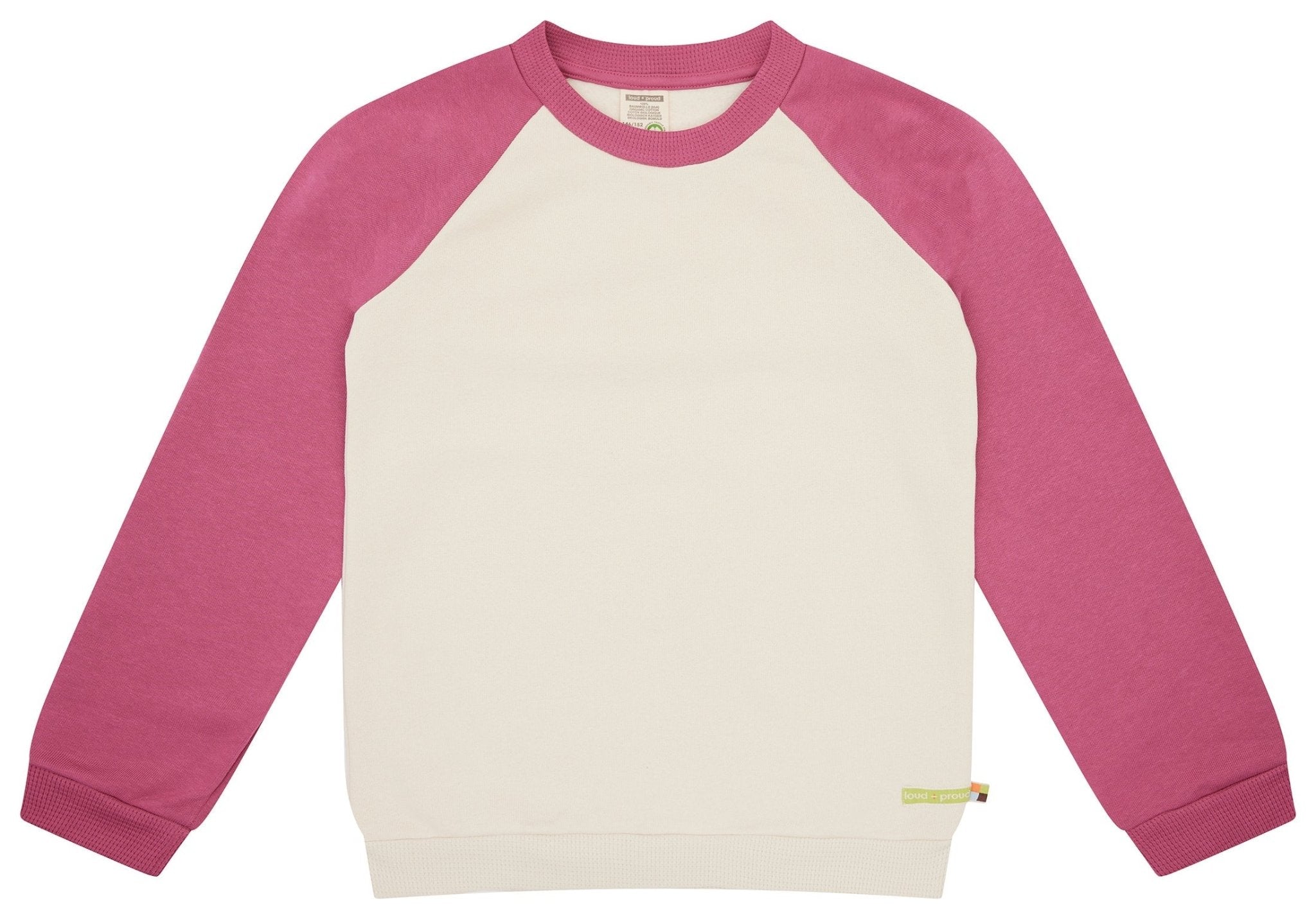 loud-proud-classics-sweatshirt-raglan-rmeln-pullover-azur image 7