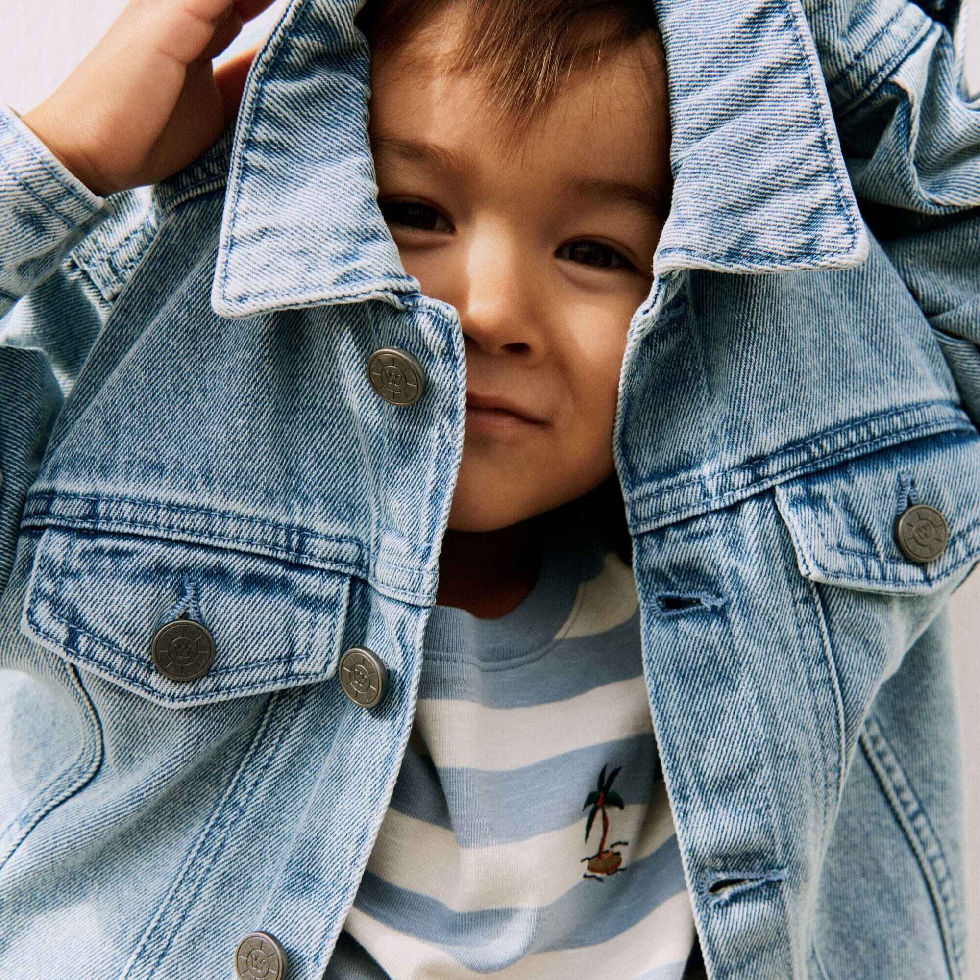 wheat-liam-t-shirt-calm-blue-stripe-gr-110-bio image 2