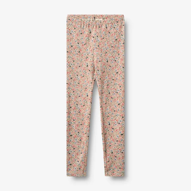 wheat-jules-leggings-kinder-grey-cloud-flowers-bio-baumwolle image 1